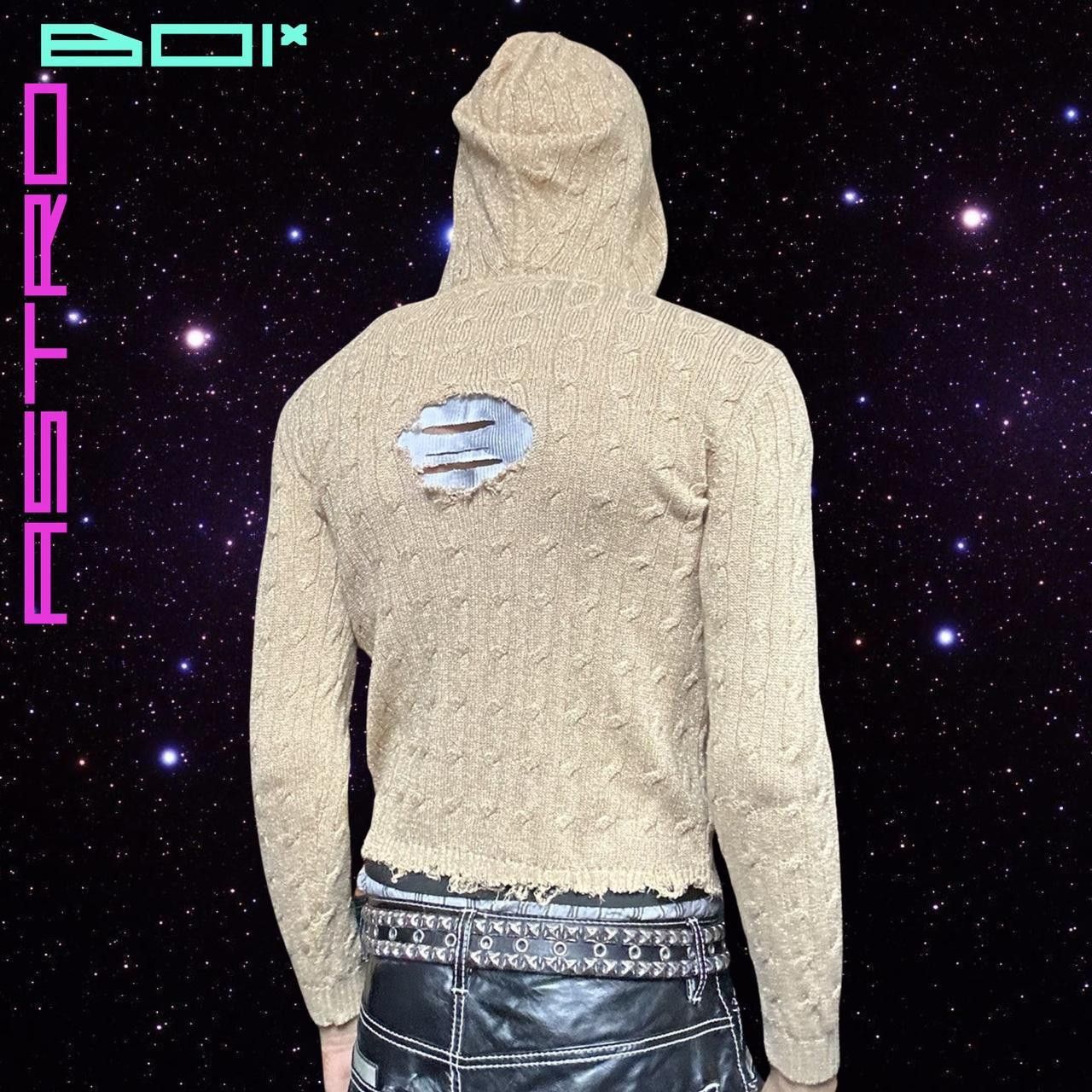 Ralph Lauren ASTROBOI x Ralph Lauren Gold Cable Knit Zip Sweater - Large Size L / US 10 / IT 46 - 6 Thumbnail