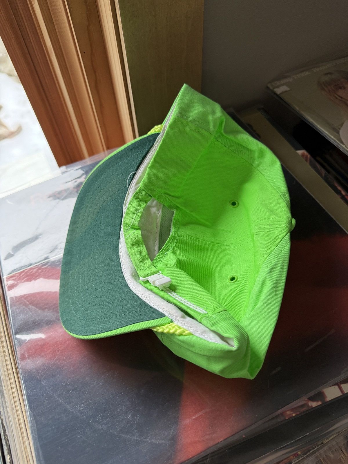 Vintage Vintage Auto Value Parts Store Neon Strapback Hat Size ONE SIZE - 6 Thumbnail
