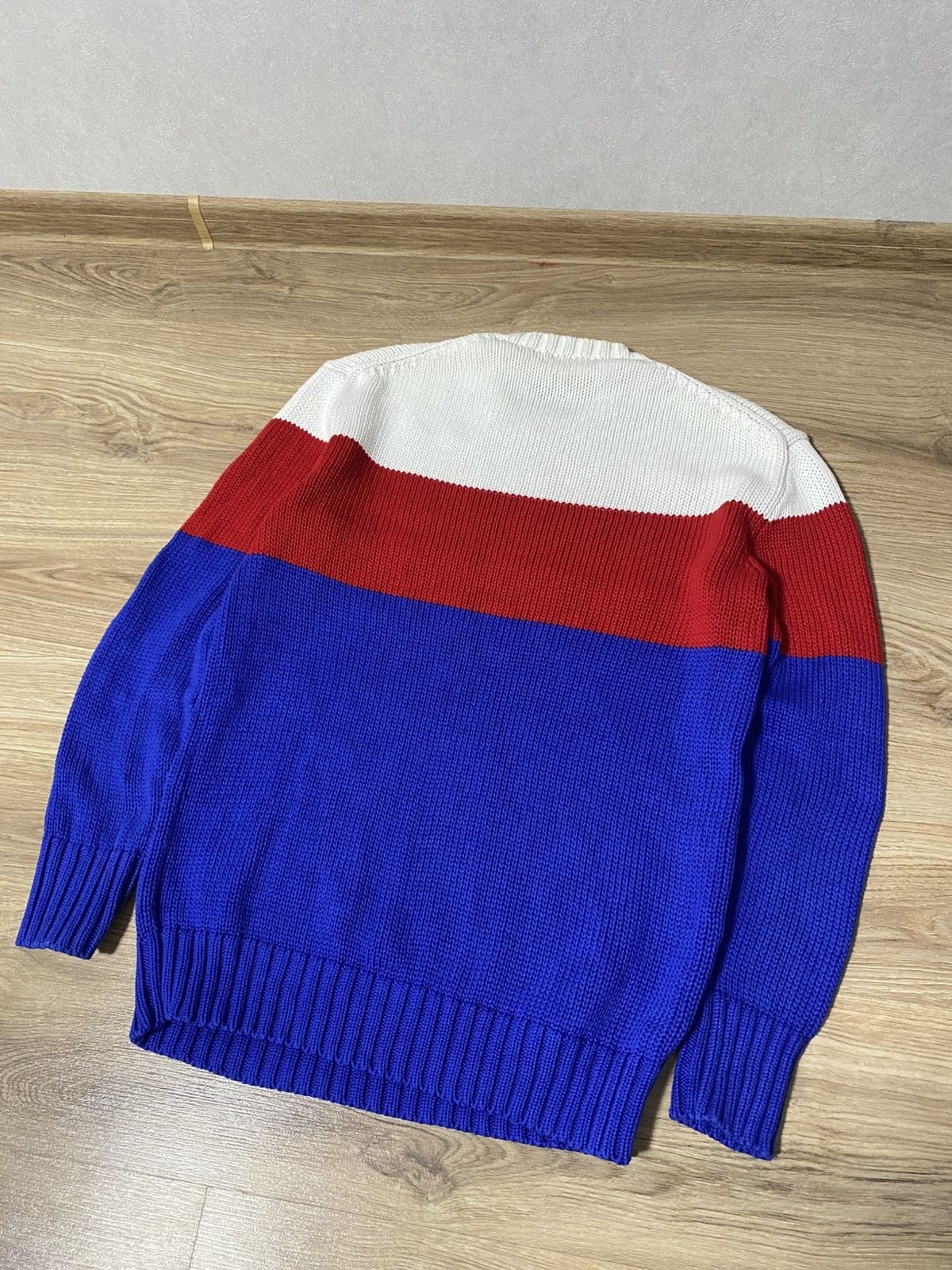 Polo Ralph Lauren Vintage Rare Knitted Sweater Polo Ralph Lauren Big Logo Y2K Size US M / EU 48-50 / 2 - 6 Thumbnail