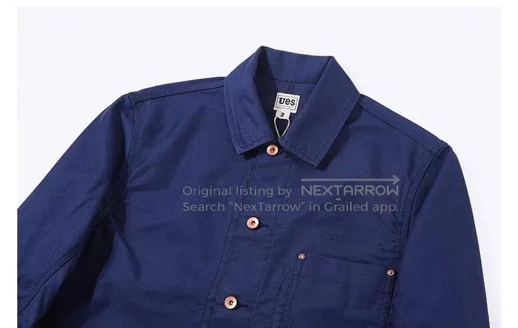 UES Japan UES French Work Jacket Moleskin 13.5oz. Size US L / EU 52-54 / 3 - 3 Thumbnail