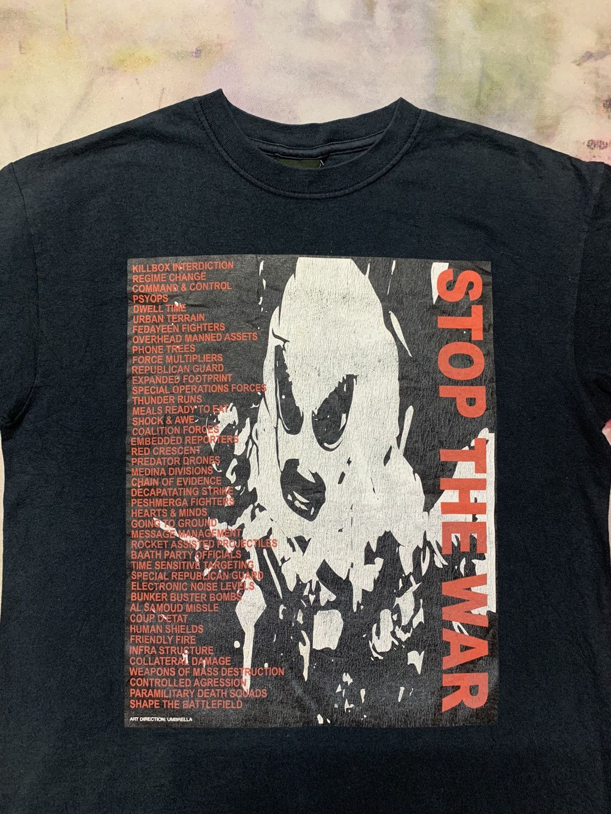 Futura Limited Ed. Futura Laboratories ‘Stop the War” Tshirt Size US L / EU 52-54 / 3 - 3 Thumbnail