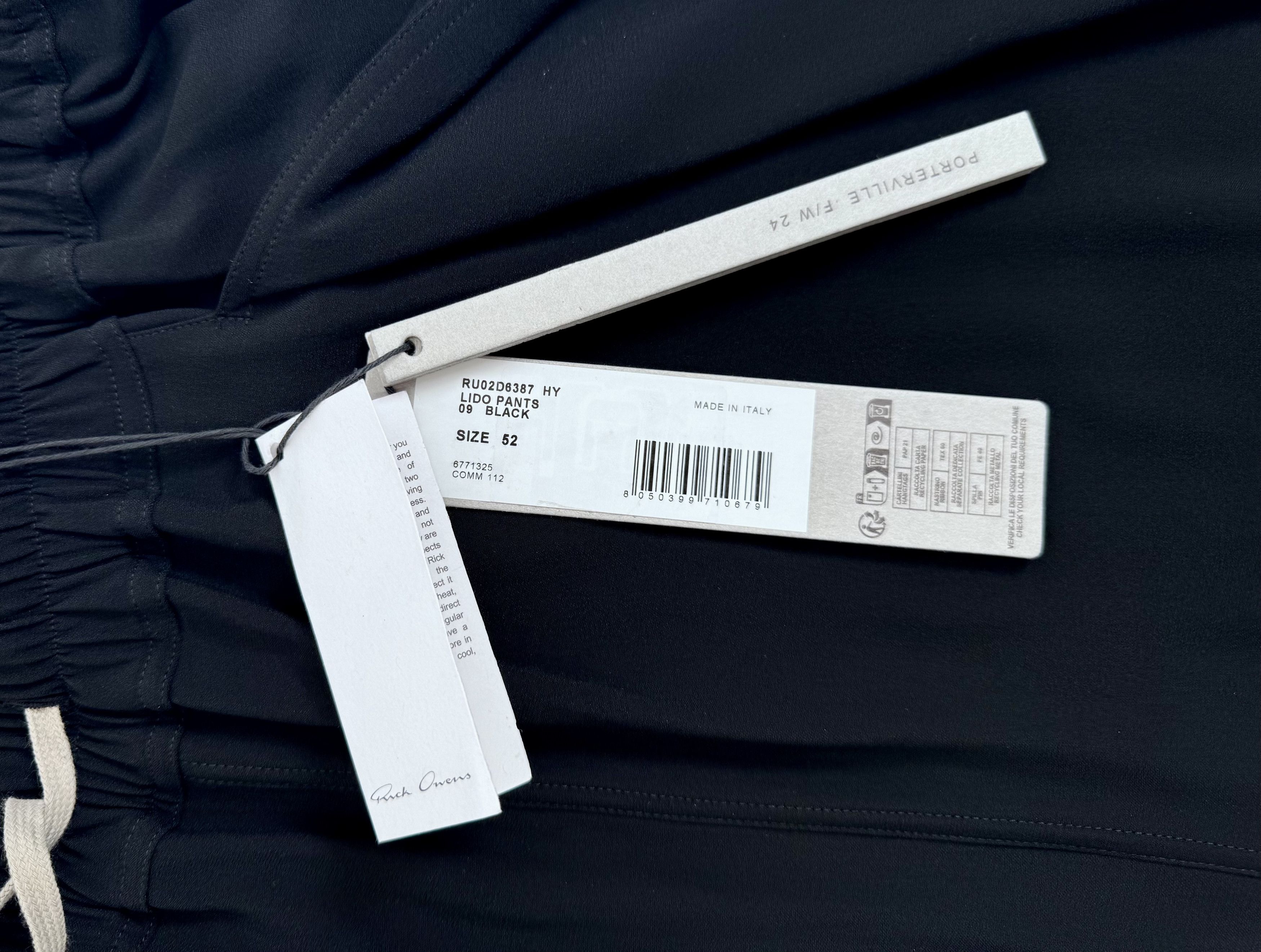 Rick Owens Rick Owens Lido Wide Leg Pants from Porterville collection. Size US 36 / EU 52 - 9 Thumbnail