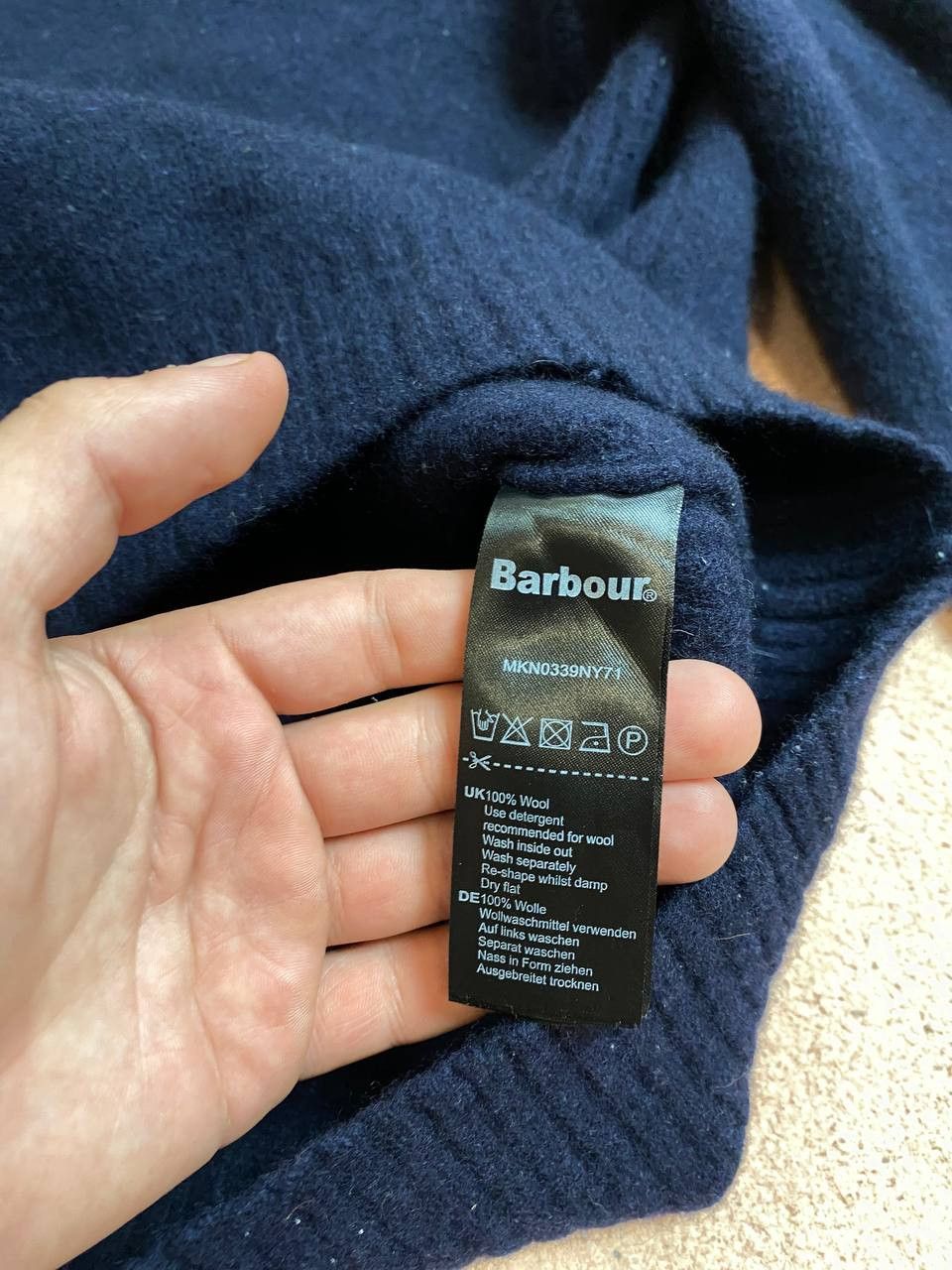 Barbour × Vintage Barbour Mens Half Zip top Jumper sweater long sleeve Size US XXL / EU 58 / 5 - 3 Thumbnail