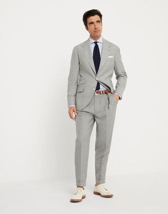 Brunello Cucinelli Suit in Natural Size US L / EU 52-54 / 3 - 1 Thumbnail