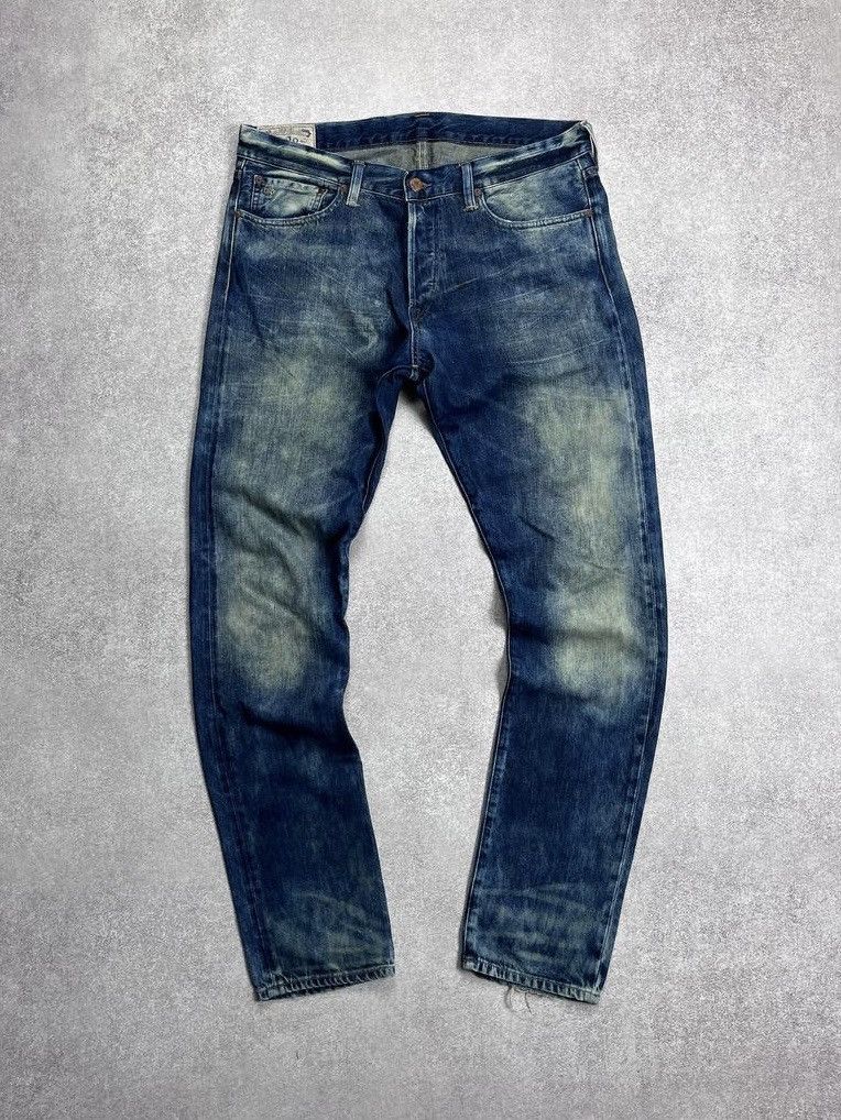 Polo Ralph Lauren VINTAGE POLO RALPH LAUREN STONEWASHED AVANTGARDE JEANS Y2K Size US 33 - 1 Thumbnail