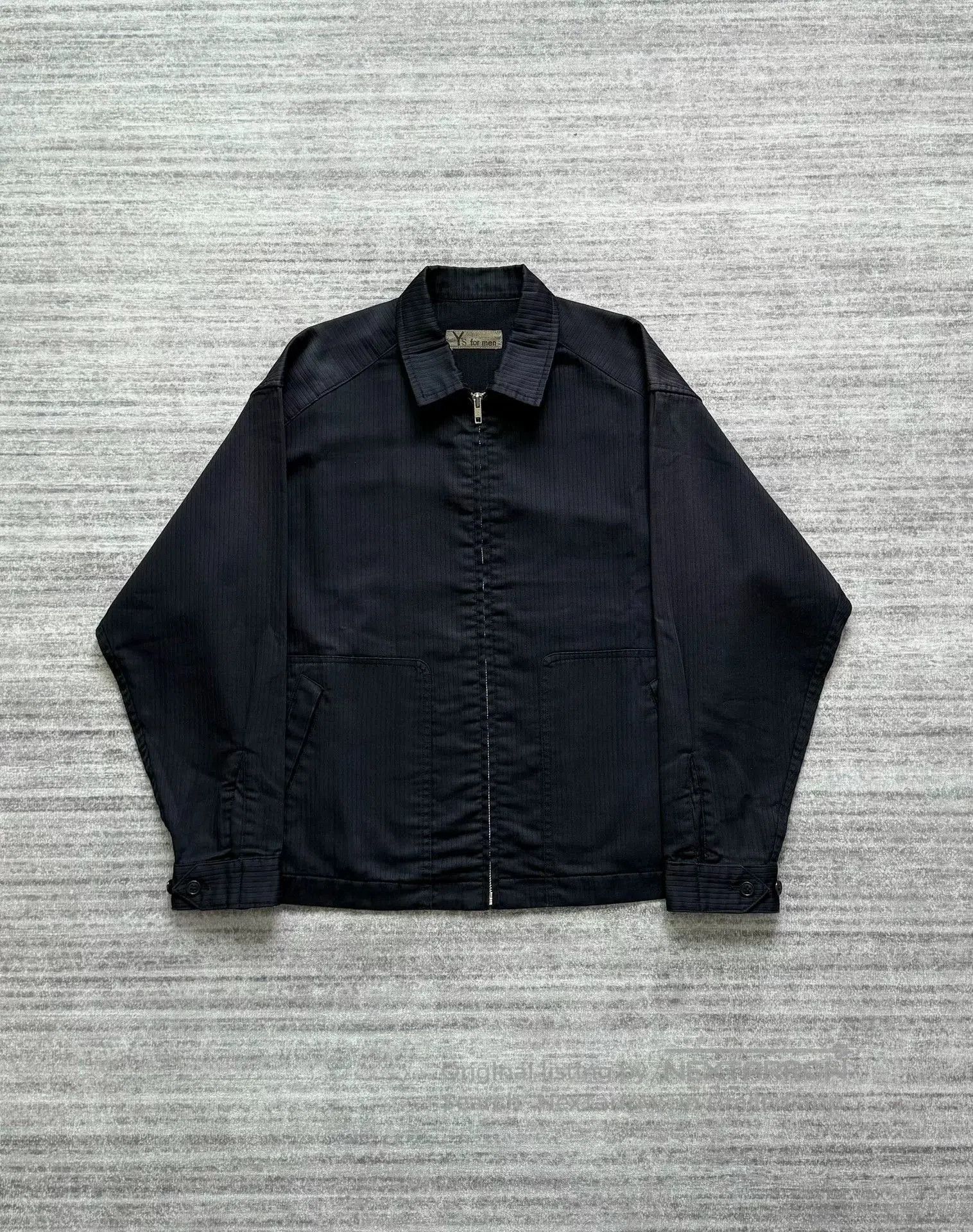 Y's for Men black striped zip-up jacket by Y's for men. Size US M / EU 48-50 / 2 - 1 Thumbnail