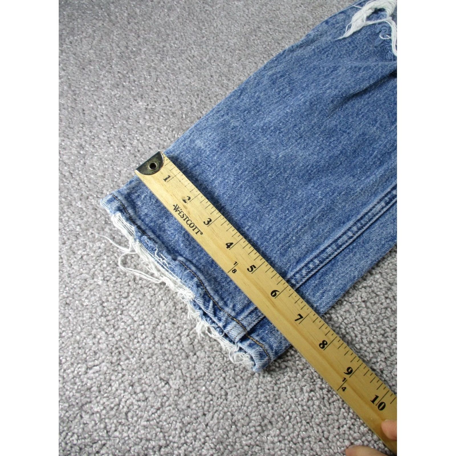 Abercrombie & Fitch Abercrombie & Fitch Jeans Womens 27 Blue The Dad High Rise Curvy Light Wash Denim Size 27" / US 4 / IT 40 - 5 Thumbnail