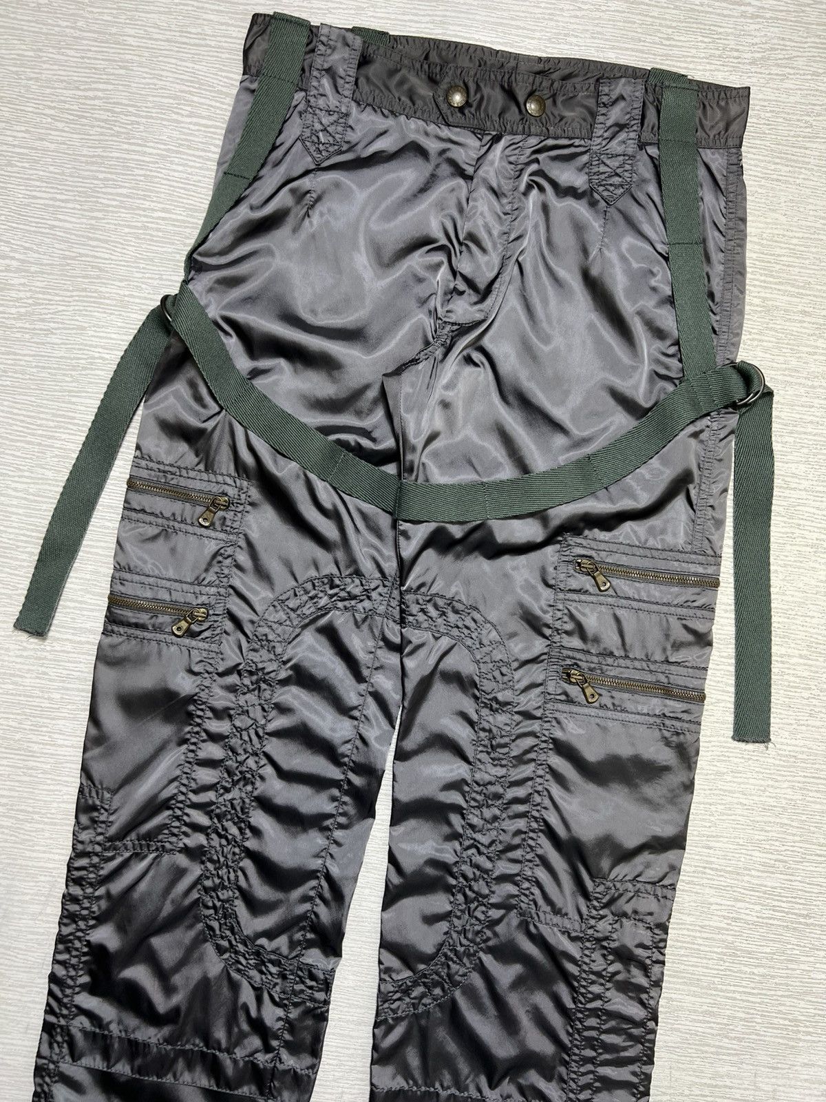 Dolce & Gabbana Dolce & Gabbana - FW03 - Bondage Parachute Nylon Cargo Pants Size US 32 / EU 48 - 5 Thumbnail
