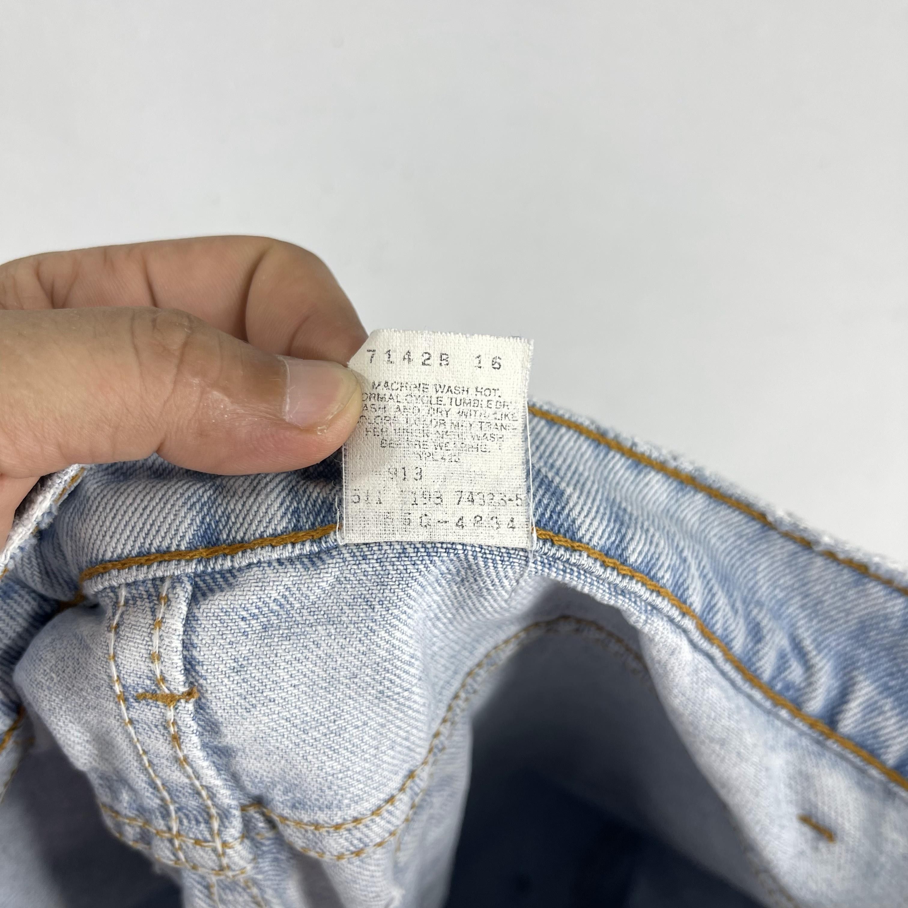Levi's × Vintage W36 L35 Vintage Distressed Levis 550 Ripped Jeans Size US 36 / EU 52 - 8 Thumbnail