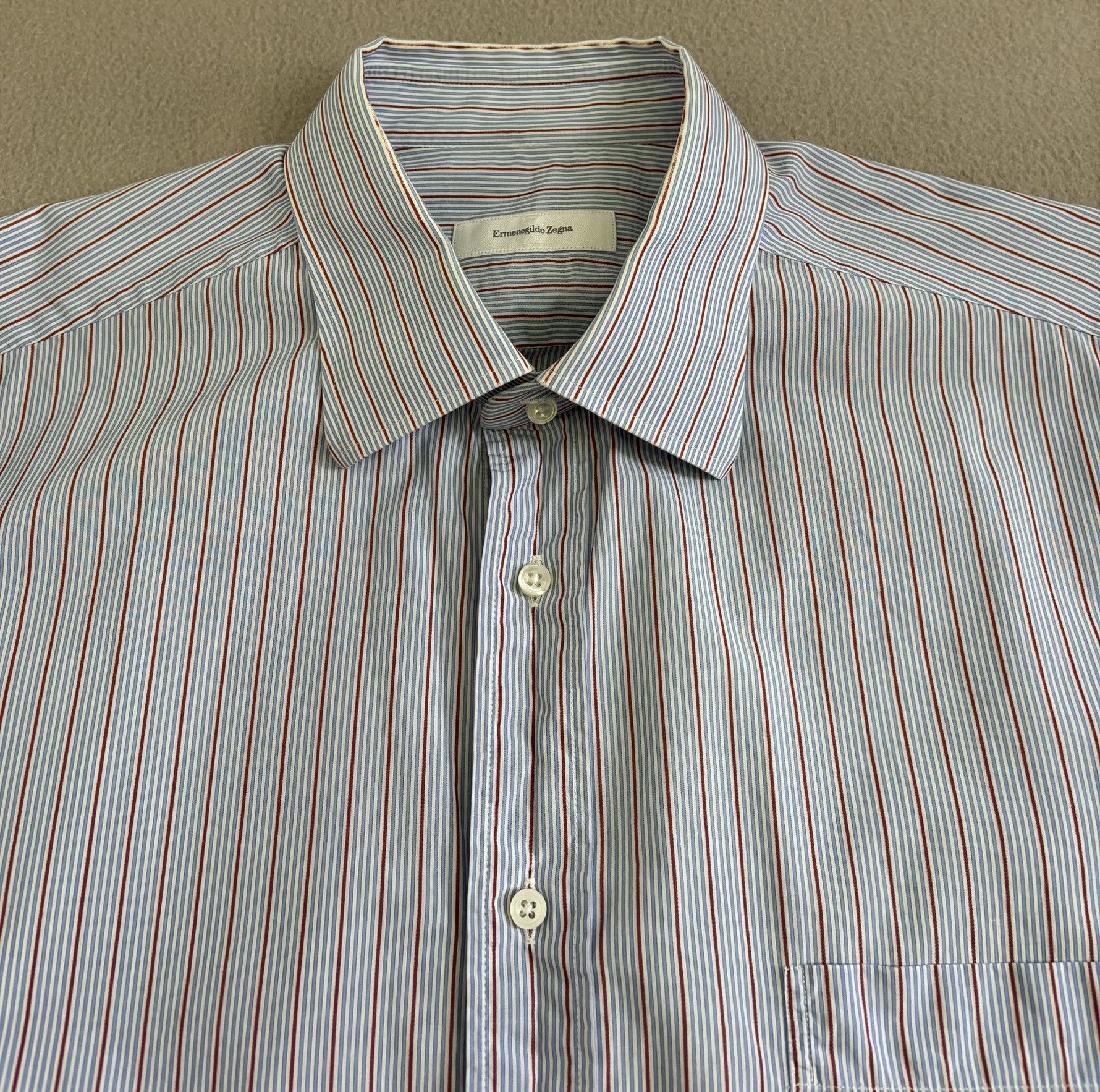 Ermenegildo Zegna Ermenegildo Zegna shirt large Size US L / EU 52-54 / 3 - 7 Thumbnail