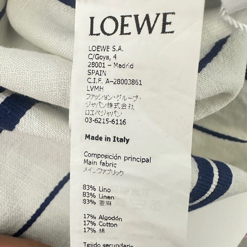 Loewe LOEWE Striped bow-tied long-sleeved shirt Size XS / US 0-2 / IT 36-38 - 5 Thumbnail