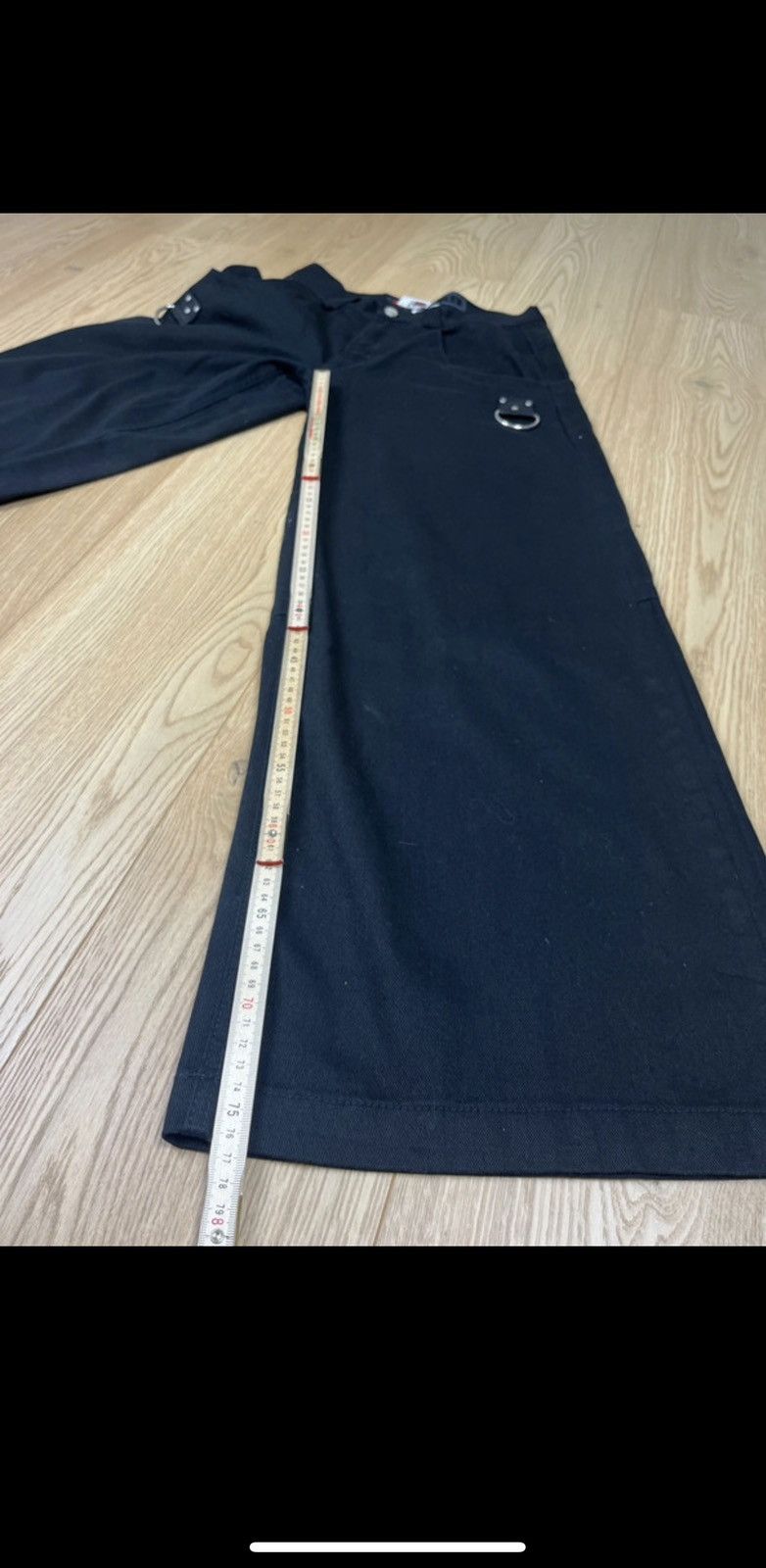 JNCO STUKA Black Baggy Pants Y2K Cyberpunk Workwear DEADSTOCK Size US 28 / EU 44 - 8 Thumbnail