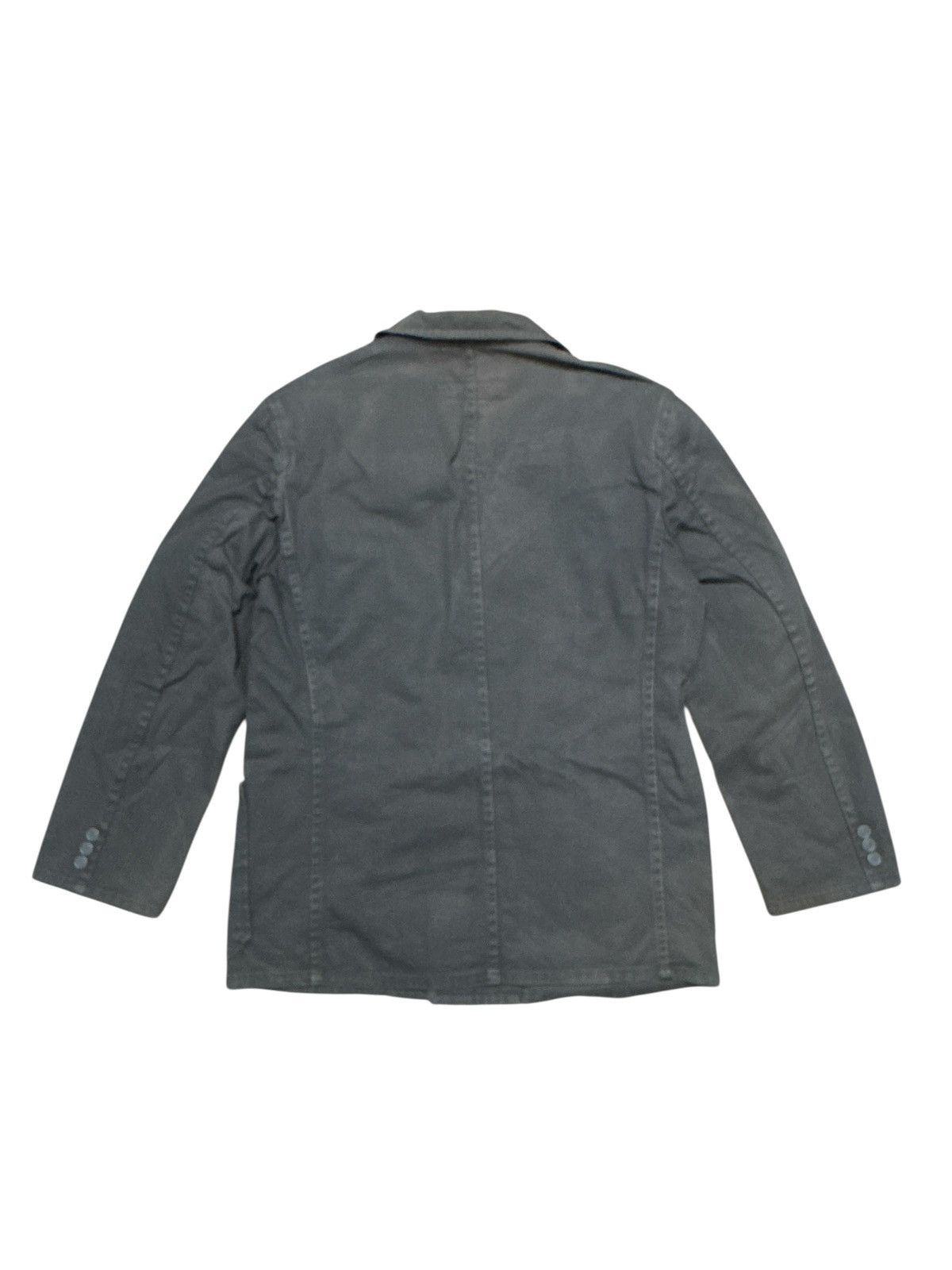 Comme des Garcons Homme COMME DES GARCONS HOMME AD2002 DISTRESSED CHORE JACKET M Size US M / EU 48-50 / 2 - 2 Thumbnail