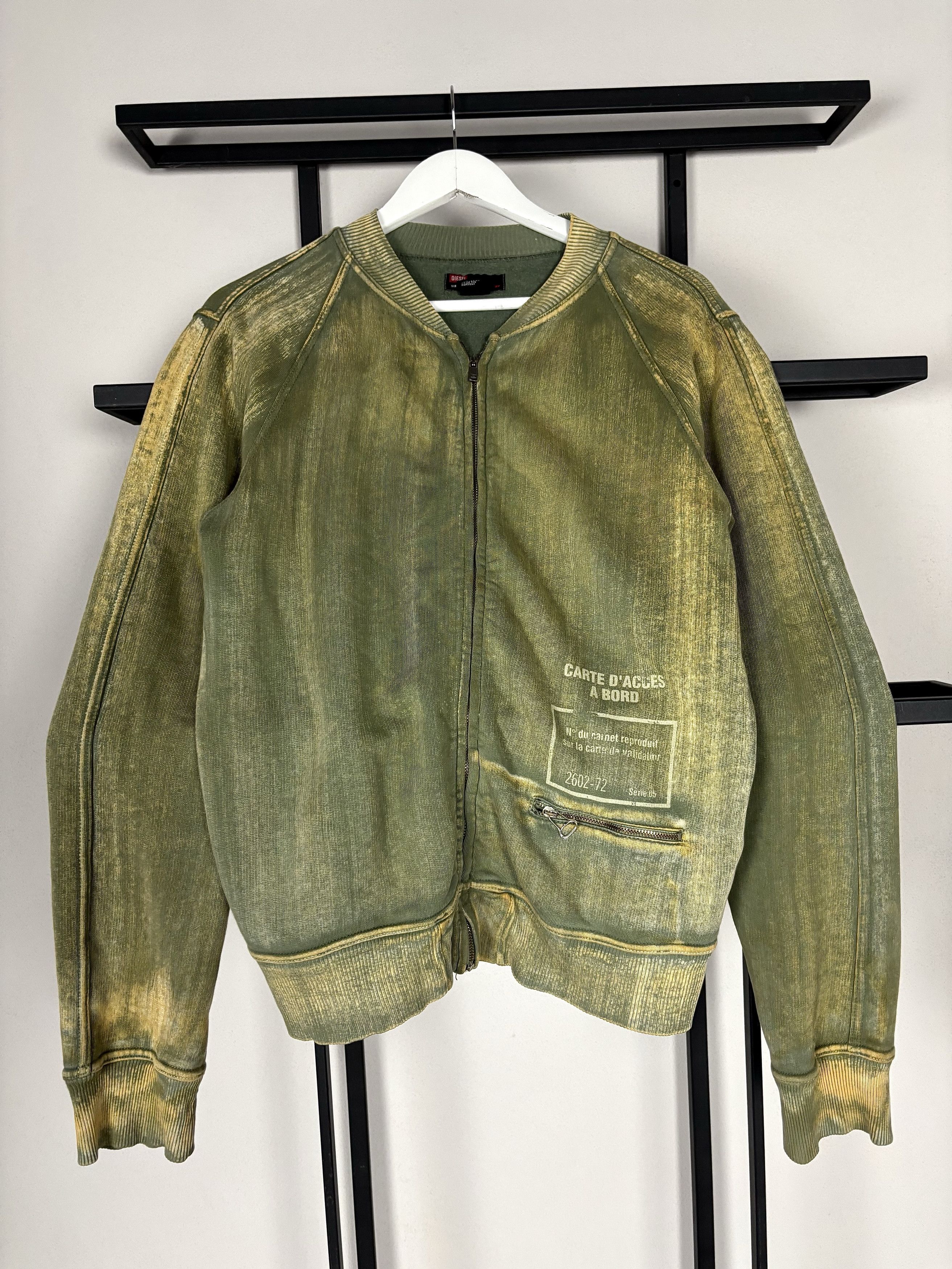 Diesel VTG JUNYA WATANABE STYLE WASHED TRASHED DIESEL SWEATSHIRT Size US S / EU 44-46 / 1 - 3 Thumbnail