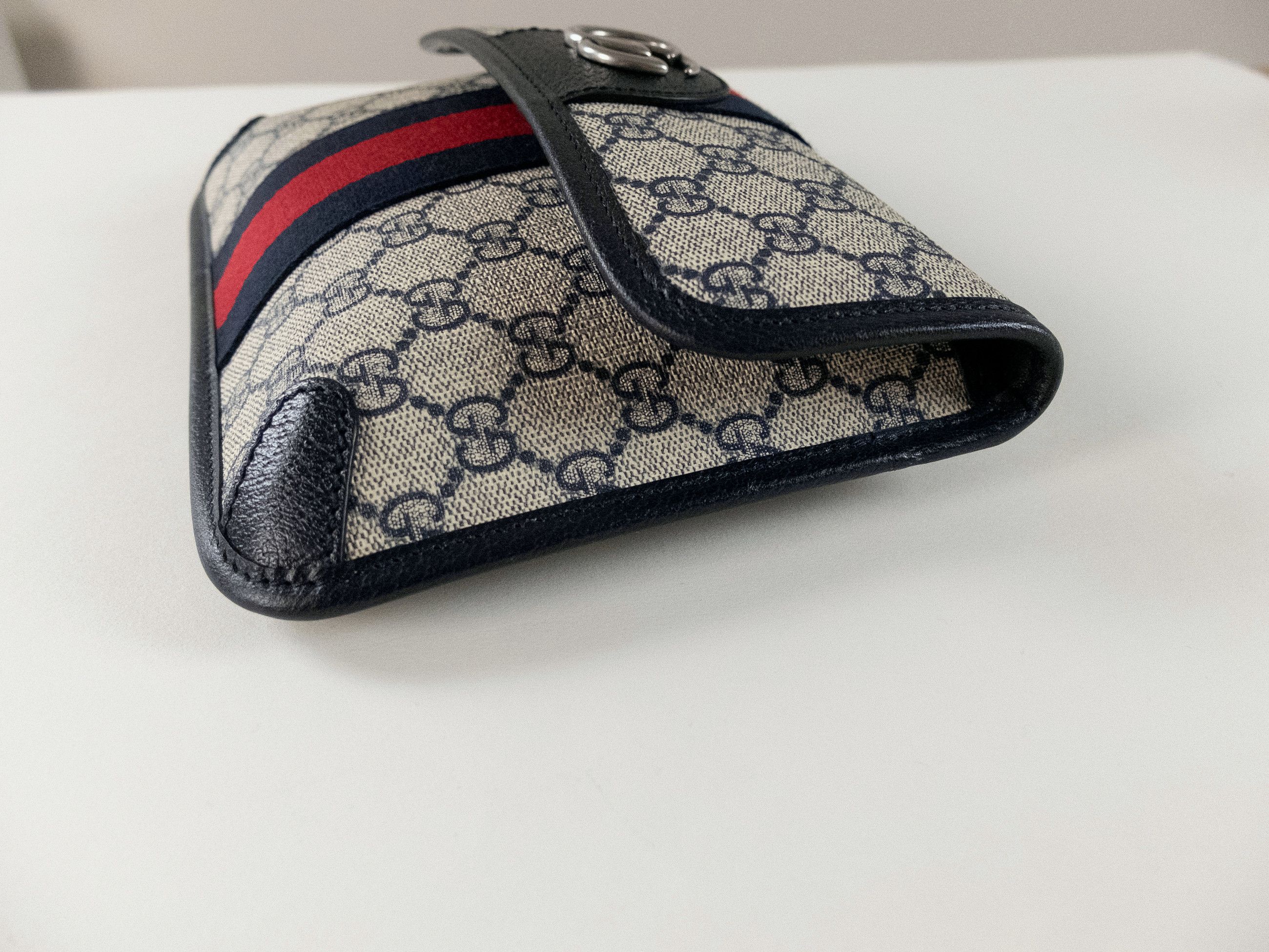 Gucci GUCCI Ophidia beige black GG Web canvas belt bag Size 90 Size ONE SIZE - 5 Thumbnail