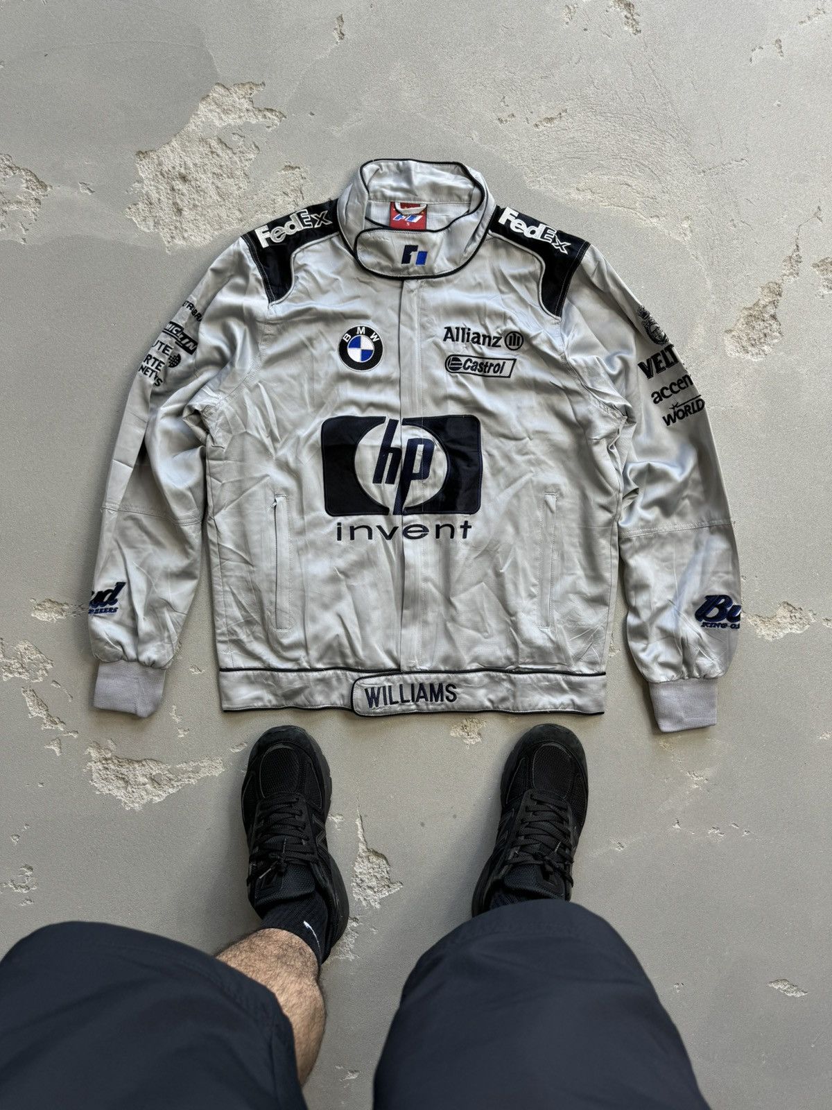 BMW Vintage Y2k BMW F1 Light Racing Jacket Rare Hype Formula Uno Size US S / EU 44-46 / 1 - 1 Thumbnail