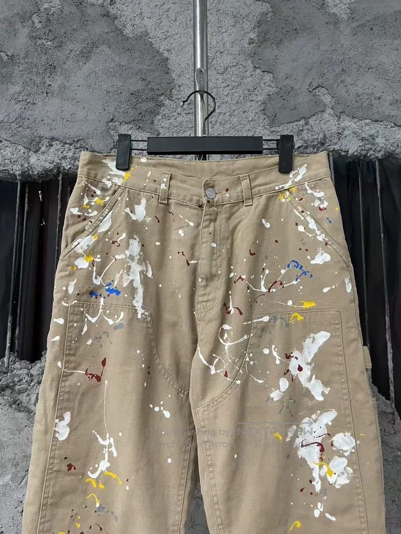 Martine Rose Martine Rose Size xs Ink-splashed logging pants Size US 27 - 3 Thumbnail