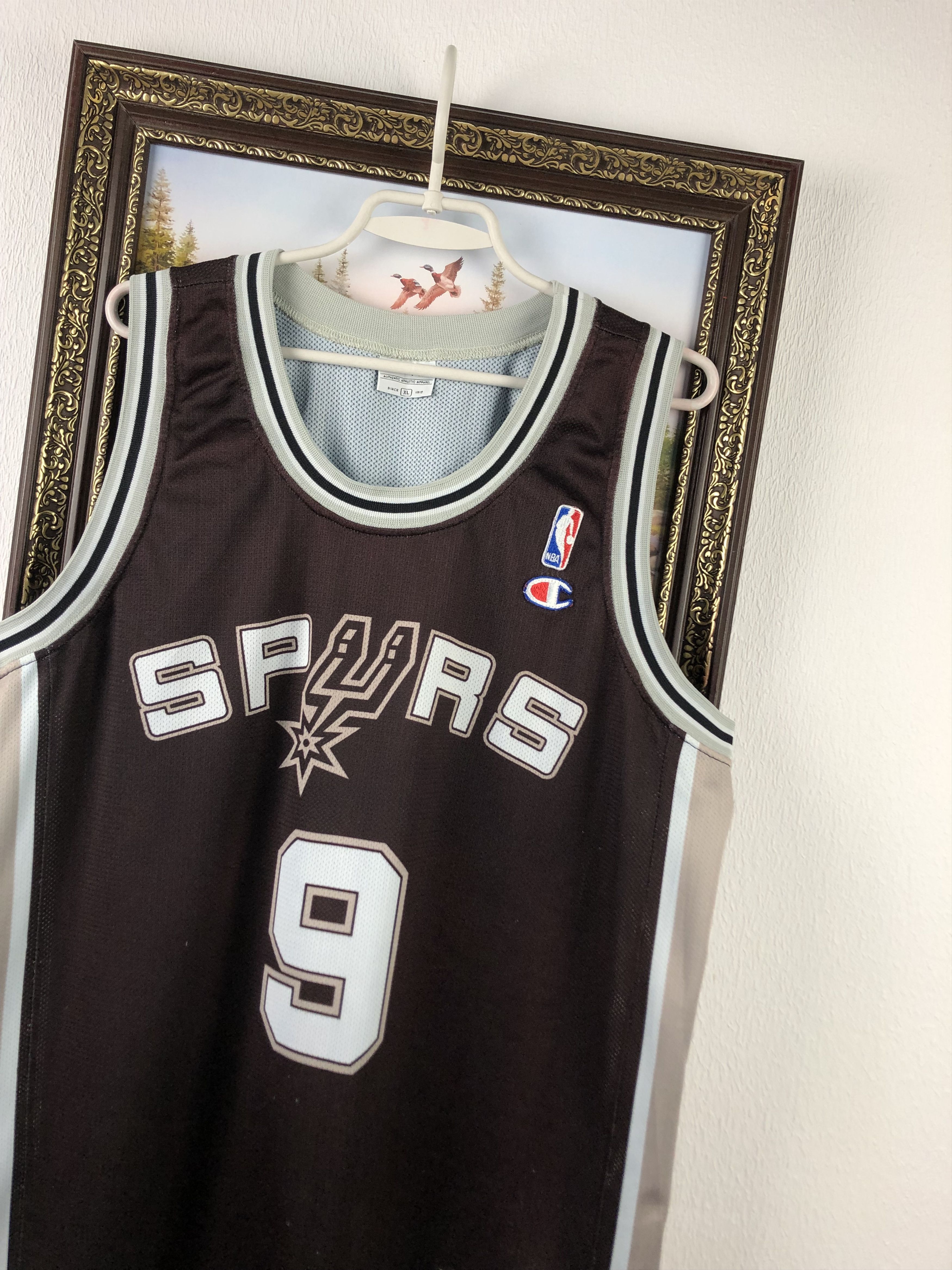 Champion Vintage San Antonio Spurs Parker Champion Authentic Jersey Size US XL / EU 56 / 4 - 4 Thumbnail