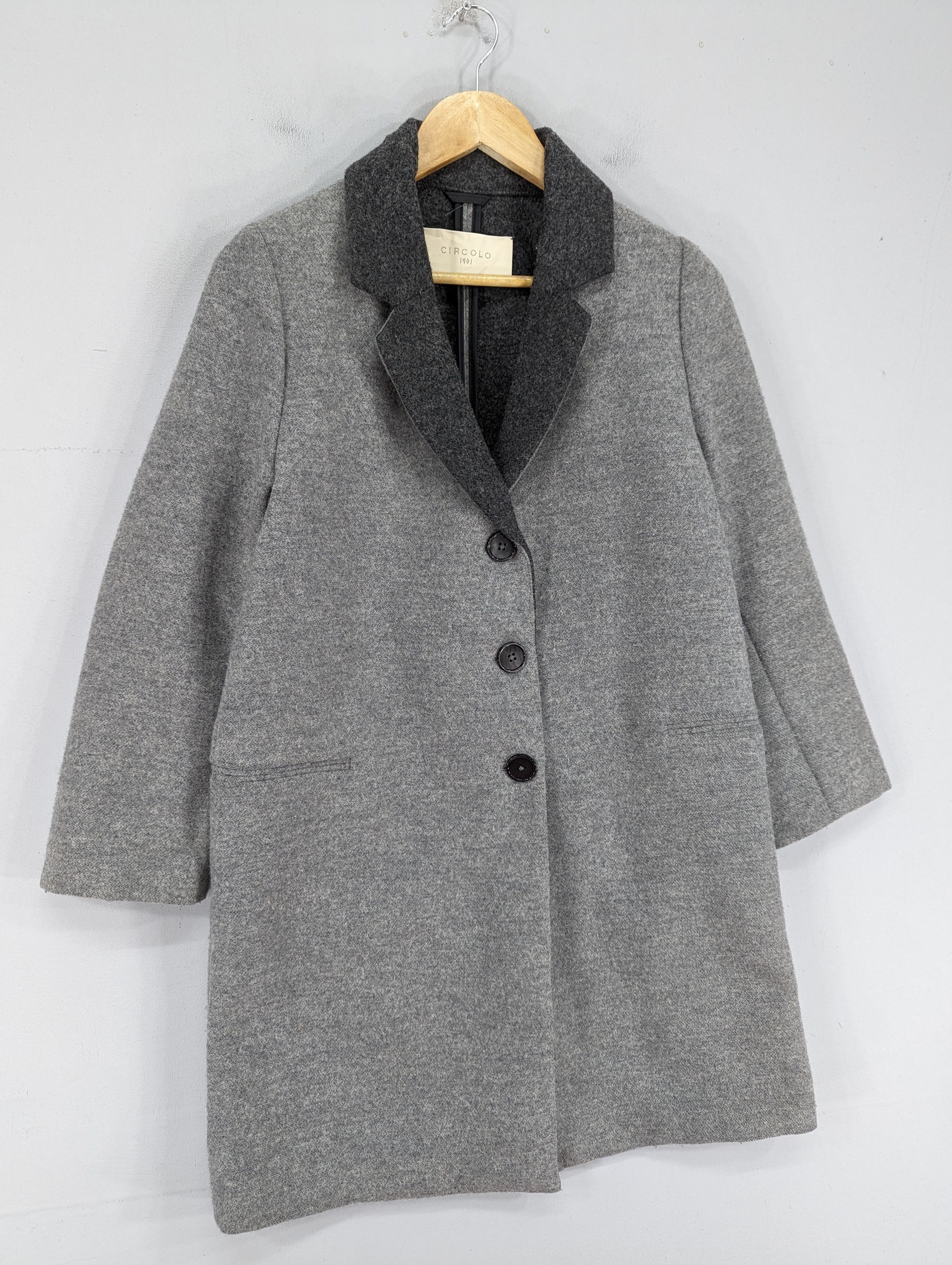 Circolo 1901 🔥Circolo 1901 Wool Button Ups Coat Jacket Size M / US 6-8 / IT 42-44 - 3 Thumbnail