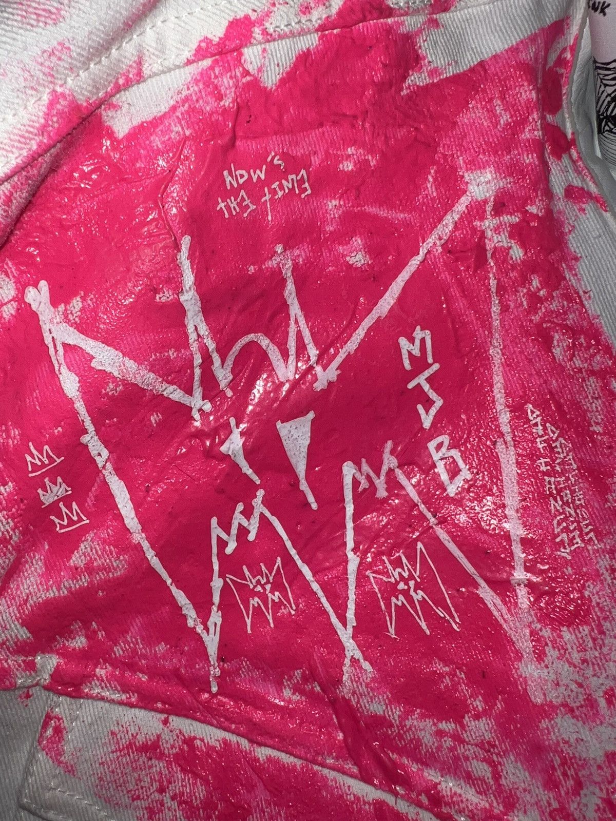 Marc Jacques Burton Graffiti Denim Jacket Size US XXL / EU 58 / 5 - 18 Thumbnail
