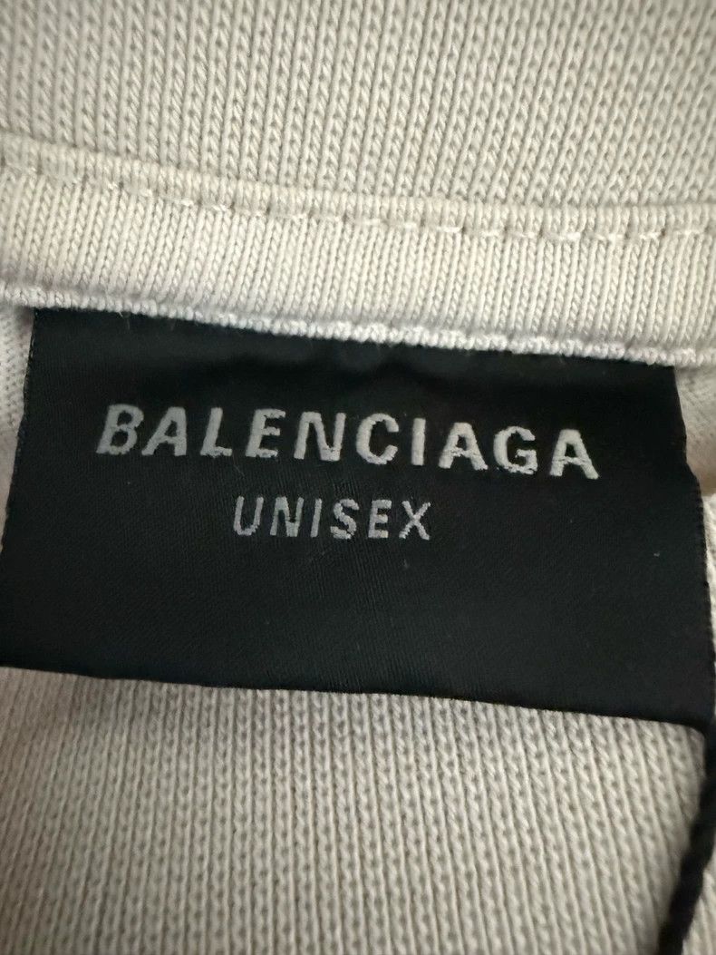 Balenciaga Balenciaga Fuzzy Burned Cola Short Sleeve Size US XL / EU 56 / 4 - 3 Thumbnail