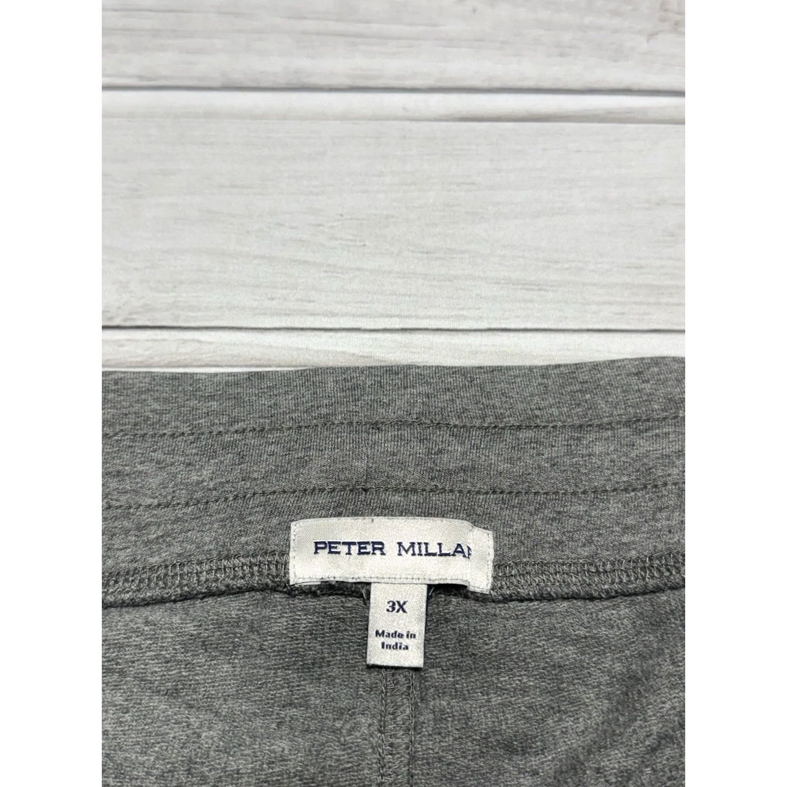 Peter Millar Peter Millar Jogger Sweatpants Mens 3XL Gray Pockets Cotton Modal Blend Tapered Leg Inseam 34in Activewear Golf Gym Walking Casual Pants Size US 39 - 4 Thumbnail