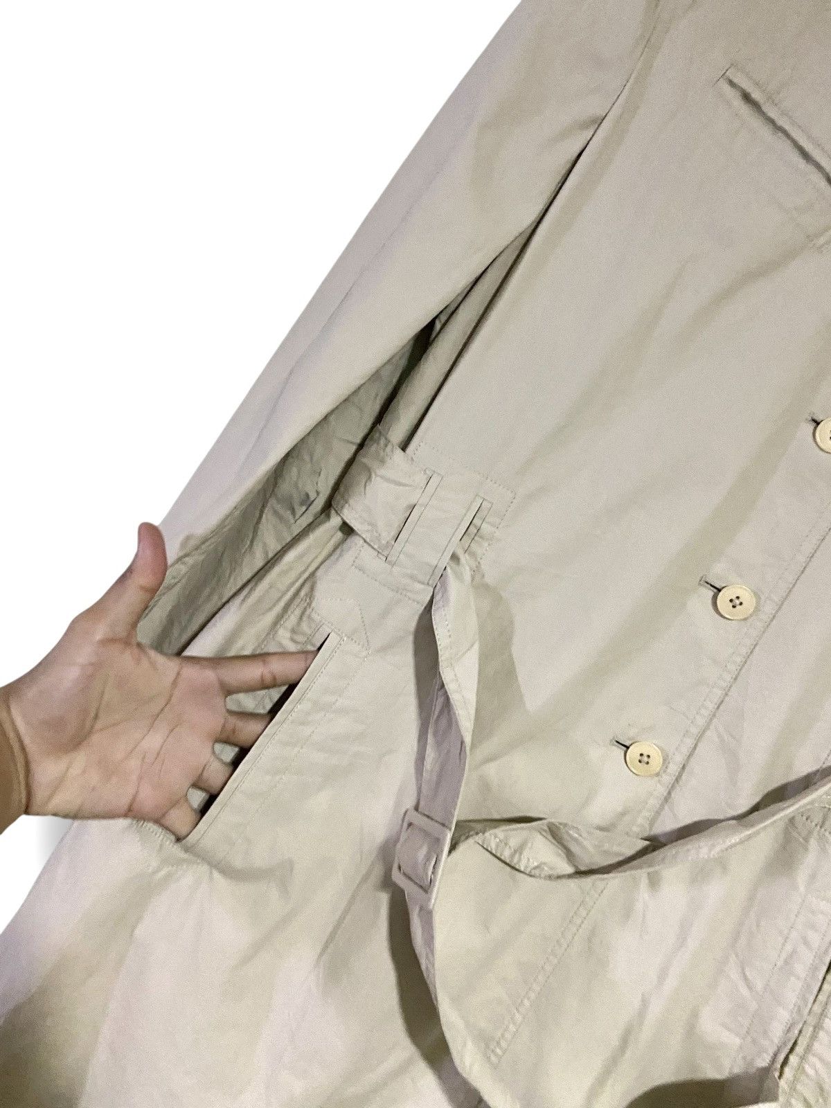 DKNY Vintage DKNY Belted Trench Coat (159) Size XS / US 0-2 / IT 36-38 - 5 Thumbnail