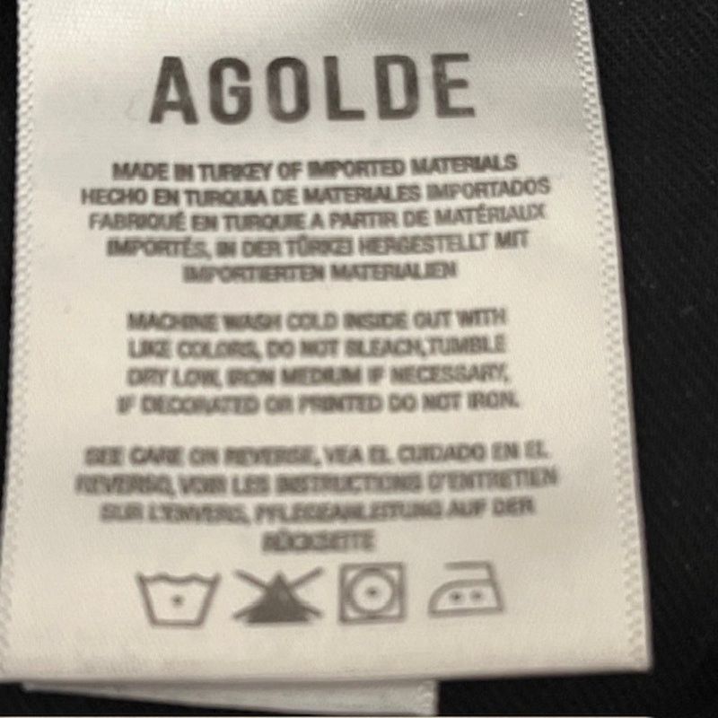 Agolde Agolde Black Jeans Size 27 - relaxed fit Size 27" / US 4 / IT 40 - 4 Thumbnail