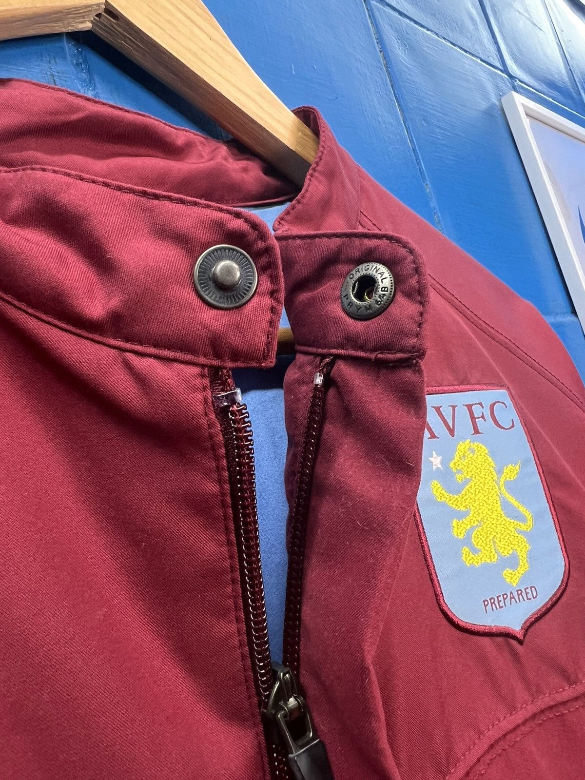 Vintage Vintage Nike 2008-2009 FC Aston Villa Track Jacket Size US M / EU 48-50 / 2 - 2 Thumbnail