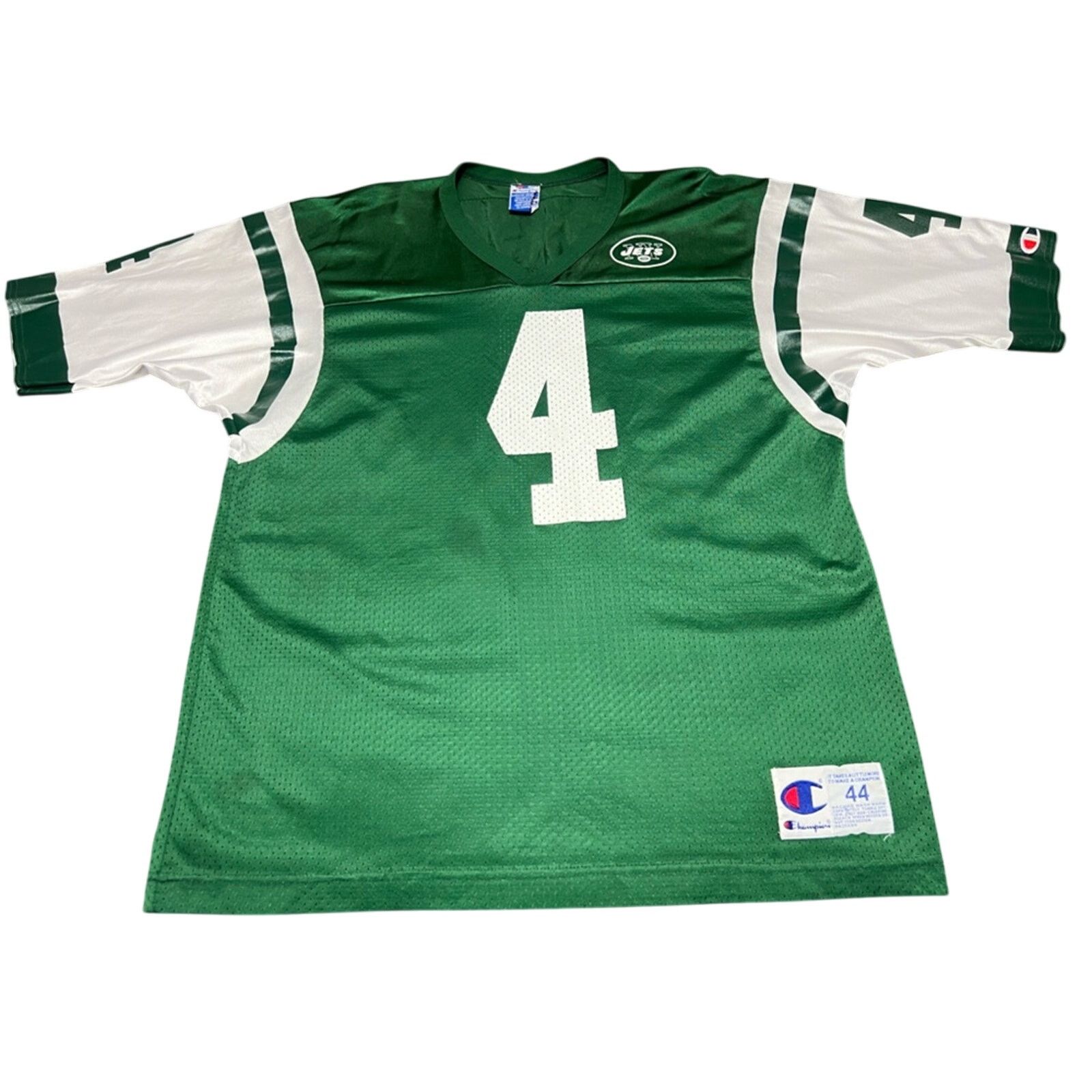 Champion CHAMPION New York Jets Glenn Foley #4 NFL Jersey Vintage 90s Size US L / EU 52-54 / 3 - 1 Thumbnail