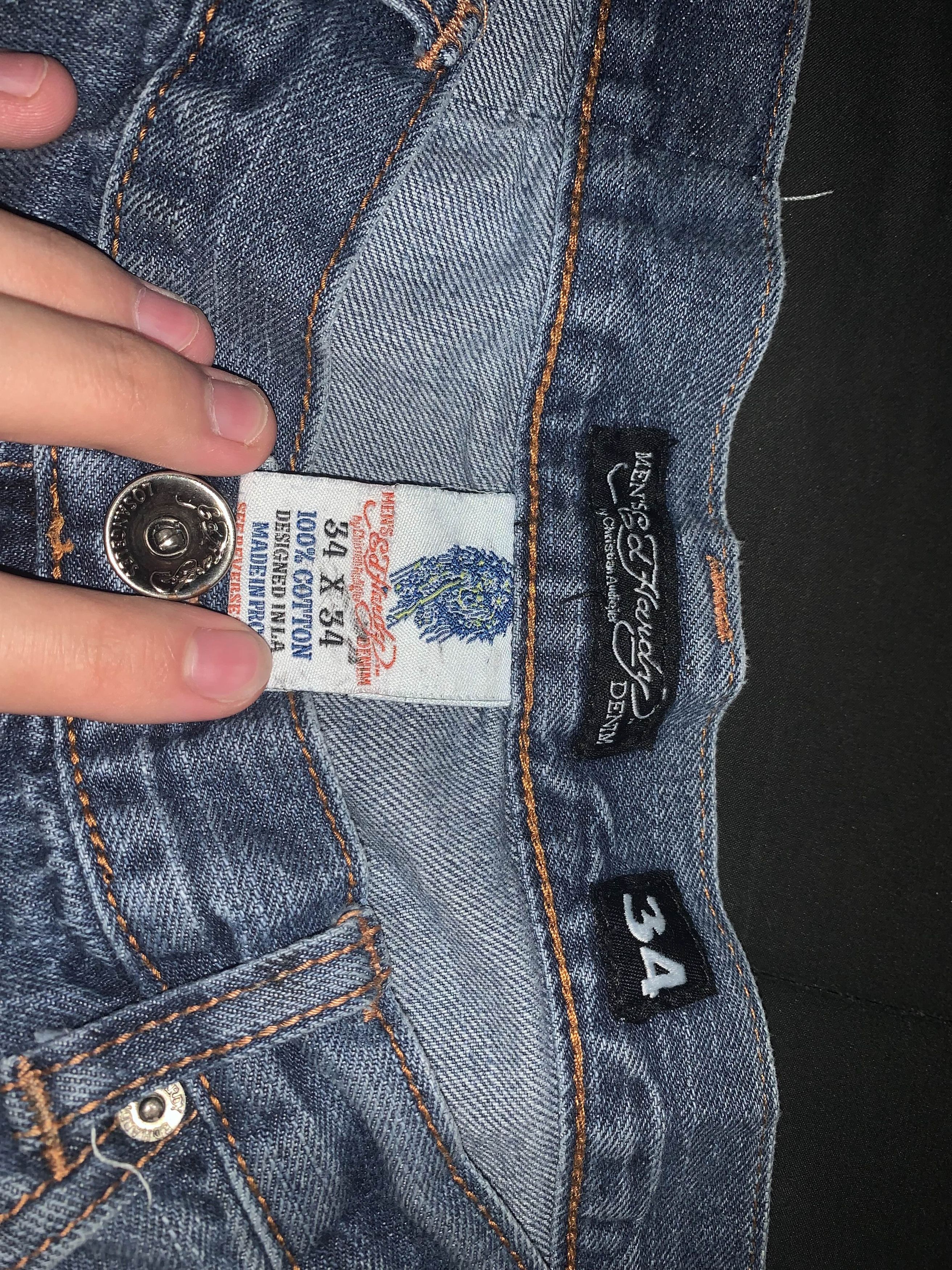 Ed Hardy × Vintage Ed Hardy Dragon Jeans Size US 34 / EU 50 - 3 Thumbnail