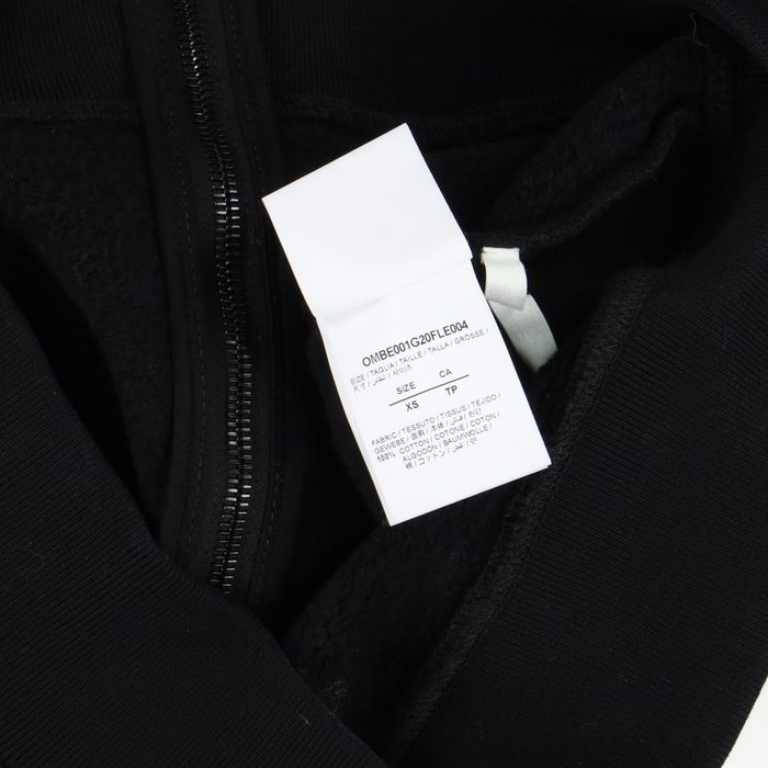 OffWhite Black Baggage Tape Arrows Zip Hoodie Grailed