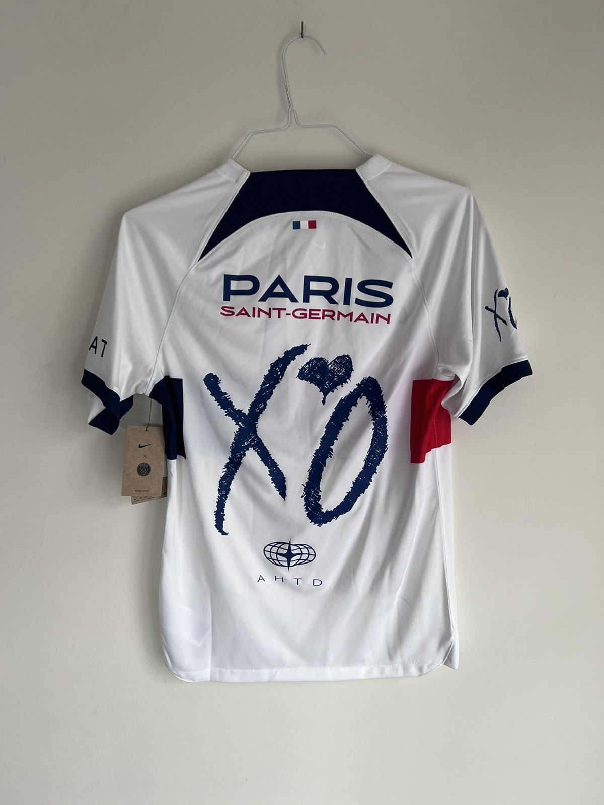 image of The Weeknd X Psg Football Jersey in White, Men's (Size Small)