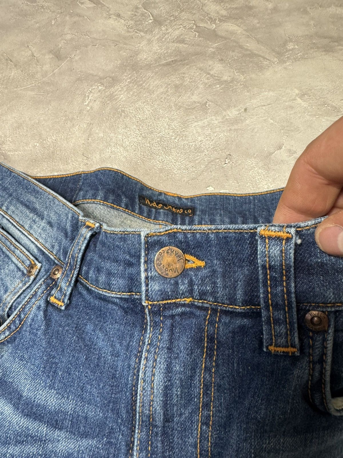 Nudie Jeans Vintage Nudie Jeans Lean Dean Japanese Denim Pants Size US 31 - 7 Thumbnail