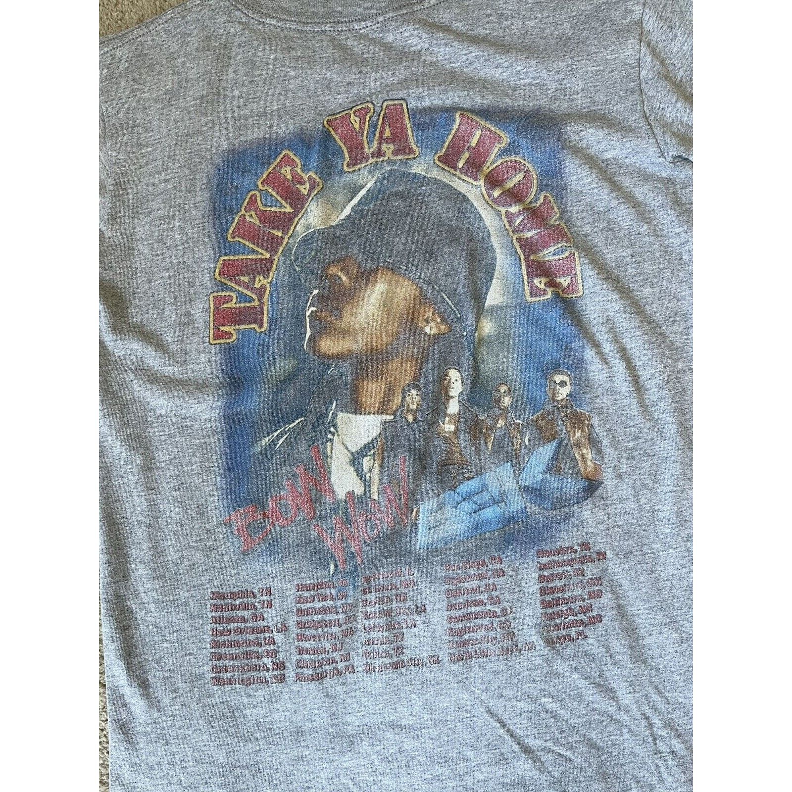 Rap Tees VINTAGE 2001 Lil Bow Wow B2K Rap Tee Small Grey Scream Tour Size US S / EU 44-46 / 1 - 4 Thumbnail