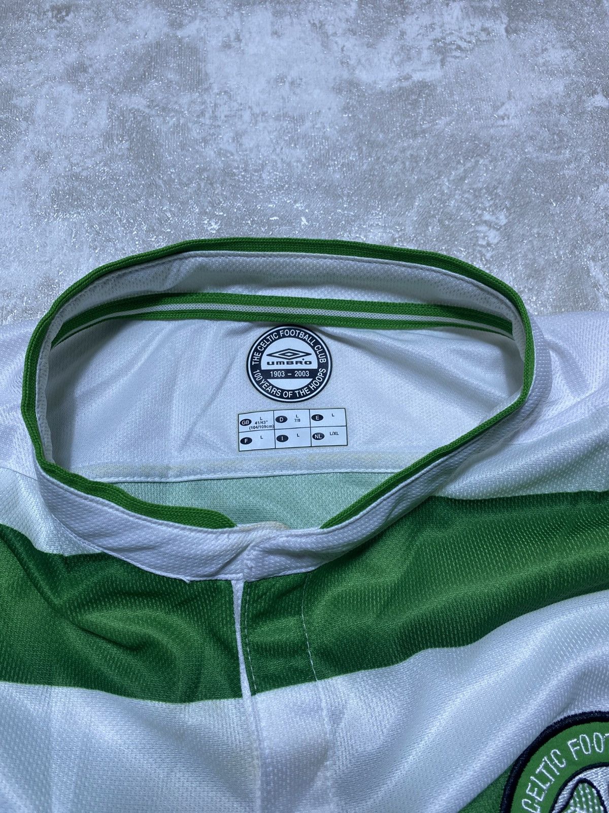 Umbro Vintage Umbro Celtic FC 2005/07 Home Jersey Size US L / EU 52-54 / 3 - 5 Thumbnail