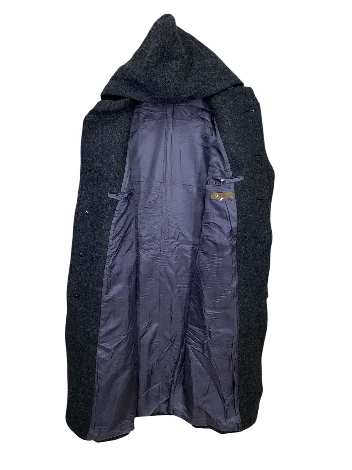 Yohji Yamamoto 🔥YOHJI YAMAMOTO🔥 y's for men longcoat wool jacket big size Size US XL / EU 56 / 4 - 7 Thumbnail