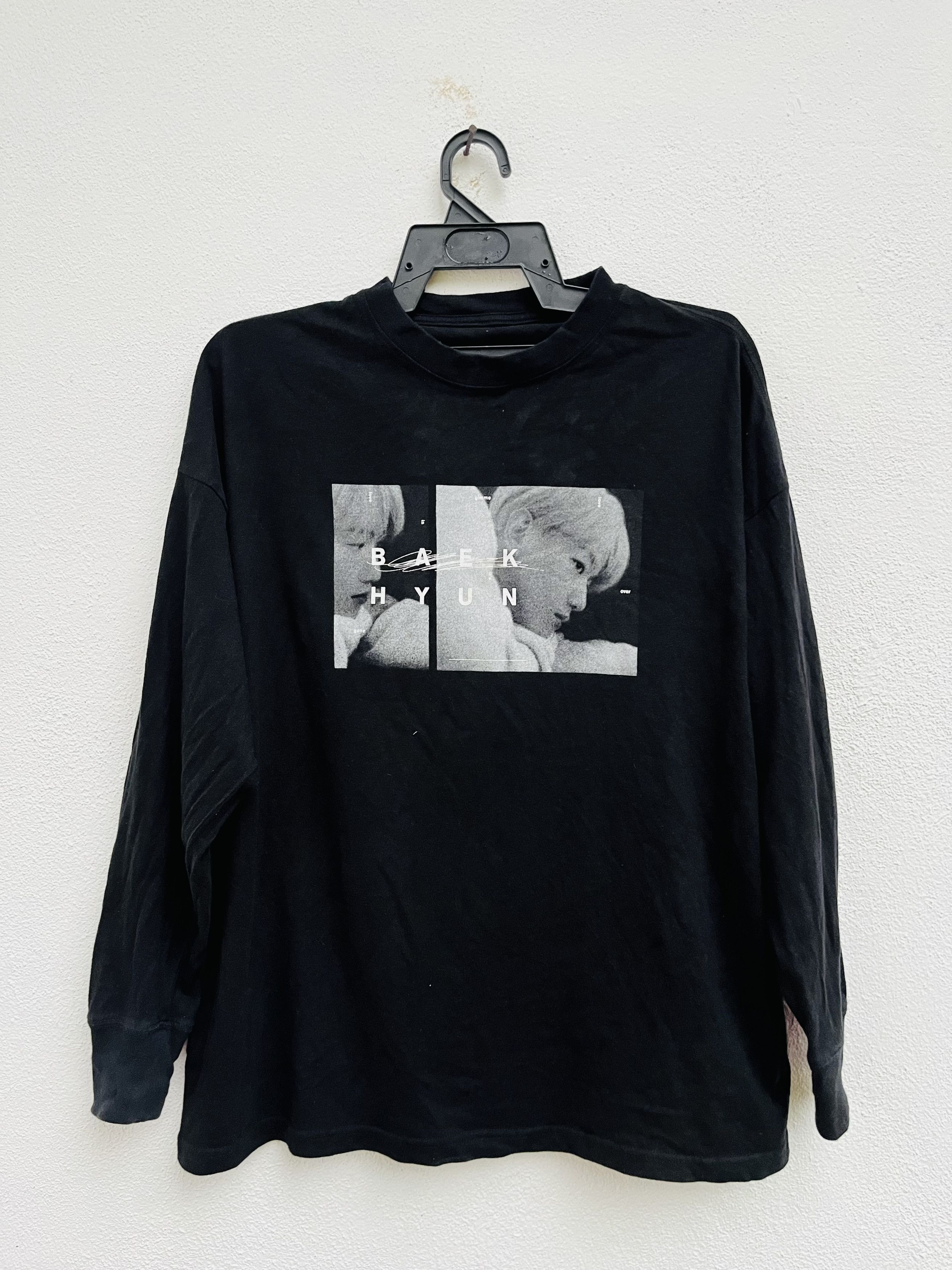 Band Tees × Japanese Brand Vintage Bark Hyun Gone Over Black Long Sleeve Size US M / EU 48-50 / 2 - 1 Thumbnail