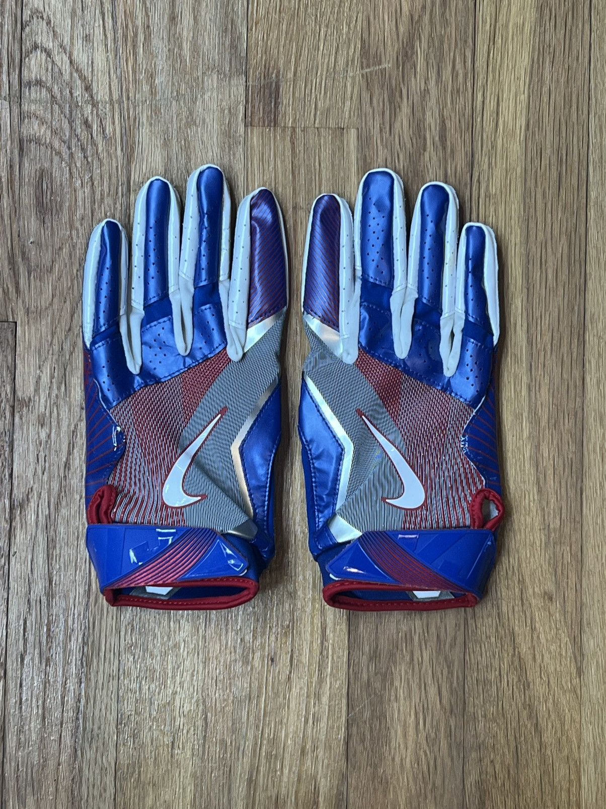 Nike Nike Vapor Jet 4 NFL New York Giants Football Gloves Sz. XXL Size ONE SIZE - 2 Thumbnail