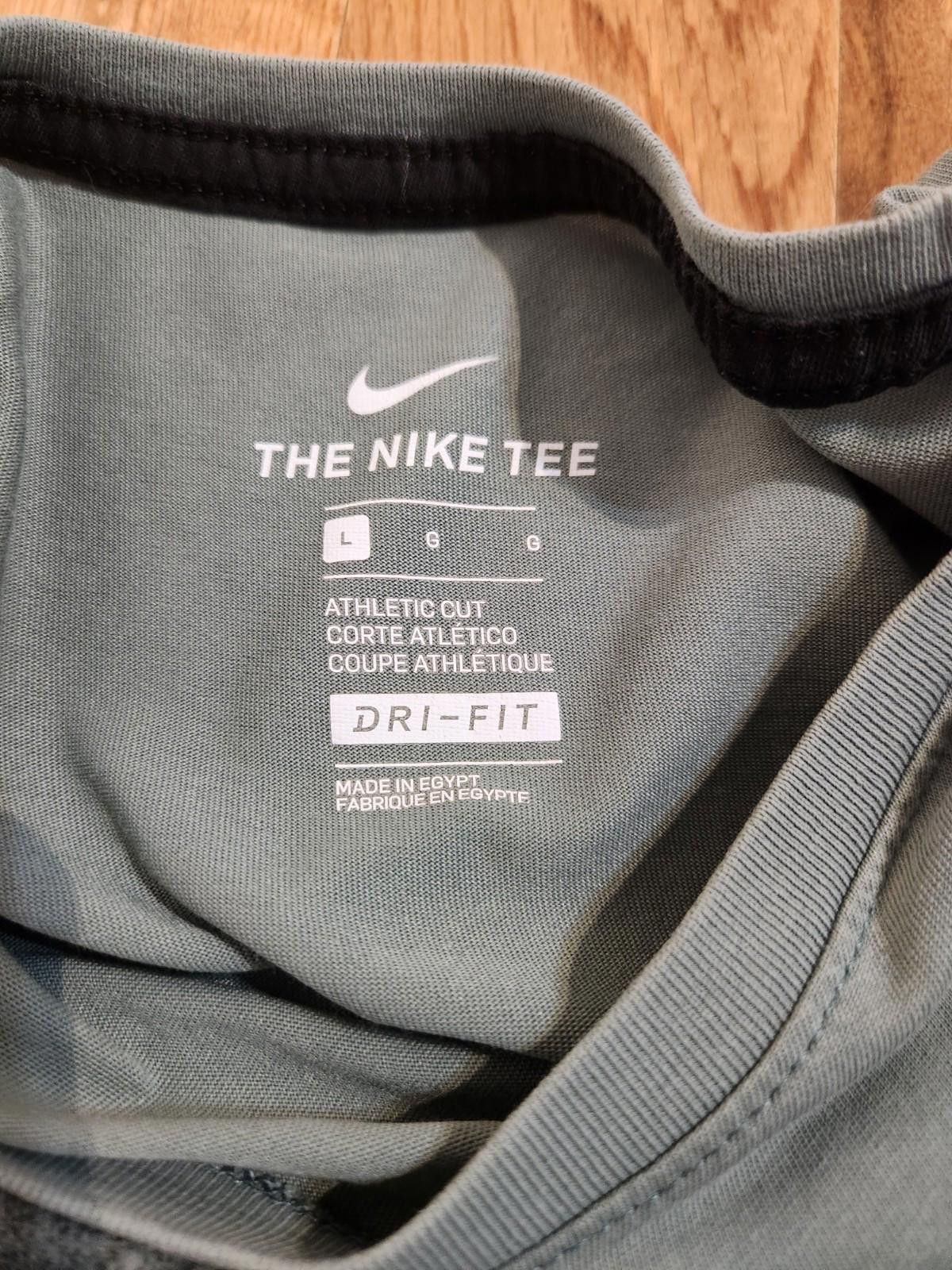 Nike Nike Dri-Fit Athletic Basketball Shirt Green Men's Large Size US L / EU 52-54 / 3 - 3 Thumbnail