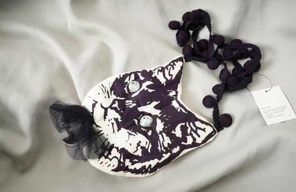 Undercover Undercover Kitty & Hydrangea Drawstring Pouch Bag Size ONE SIZE - 1 Thumbnail