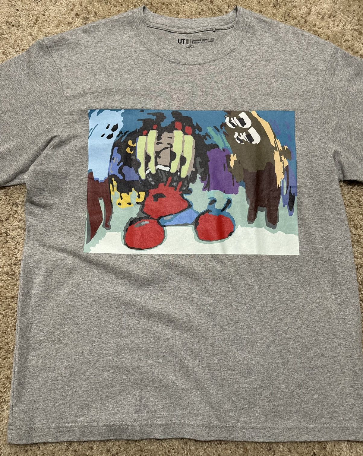 Cactus Plant Flea Market × Uniqlo UNIQLO X CPFM X SPONGEBOB SIZE MEDIUM MR.KRABS Size US M / EU 48-50 / 2 - 2 Thumbnail