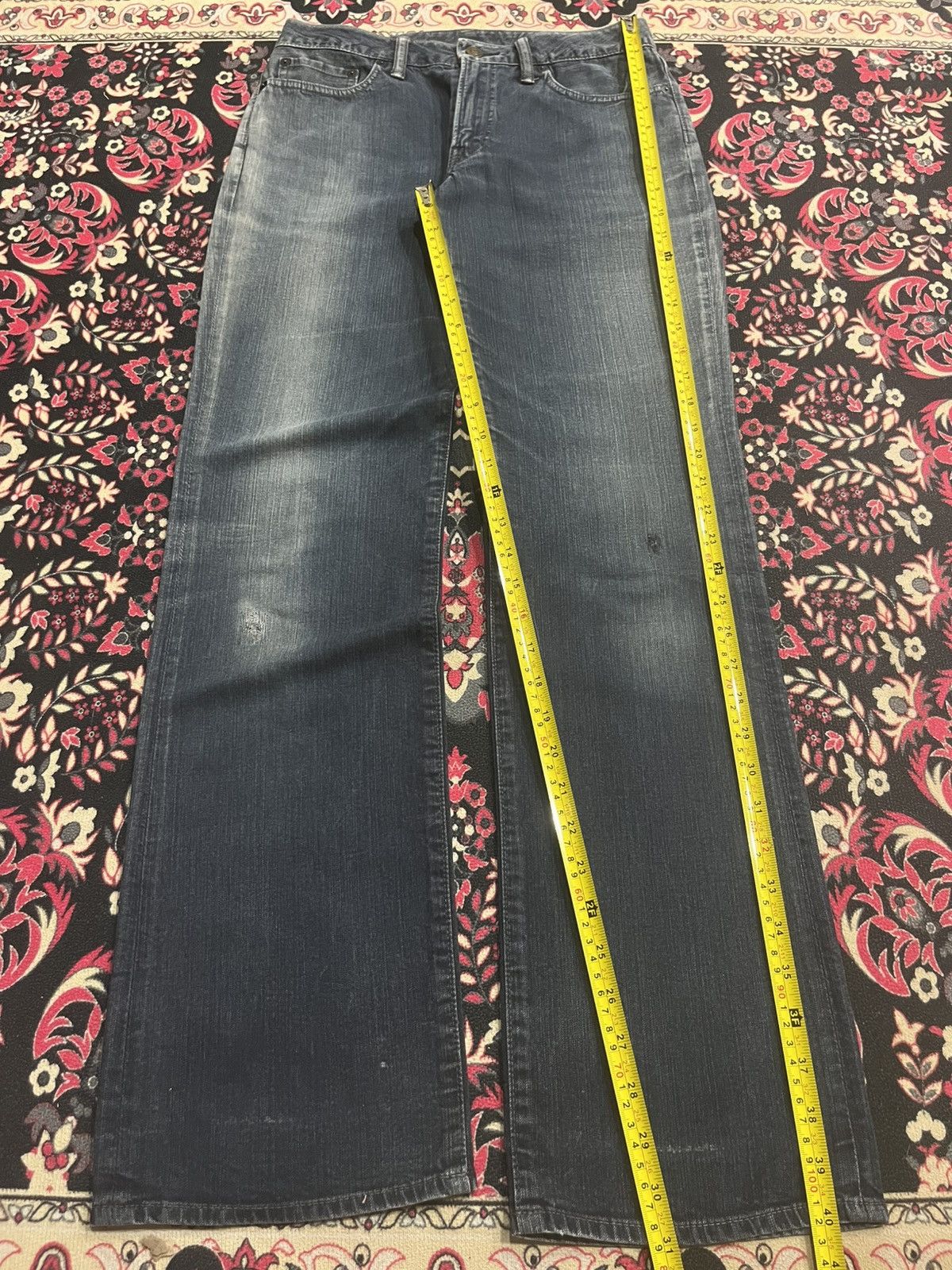 45rpm Vintage Japanese Brand 45RPM Dark Sand Washed Straight Jeans Size US 28 / EU 44 - 12 Thumbnail