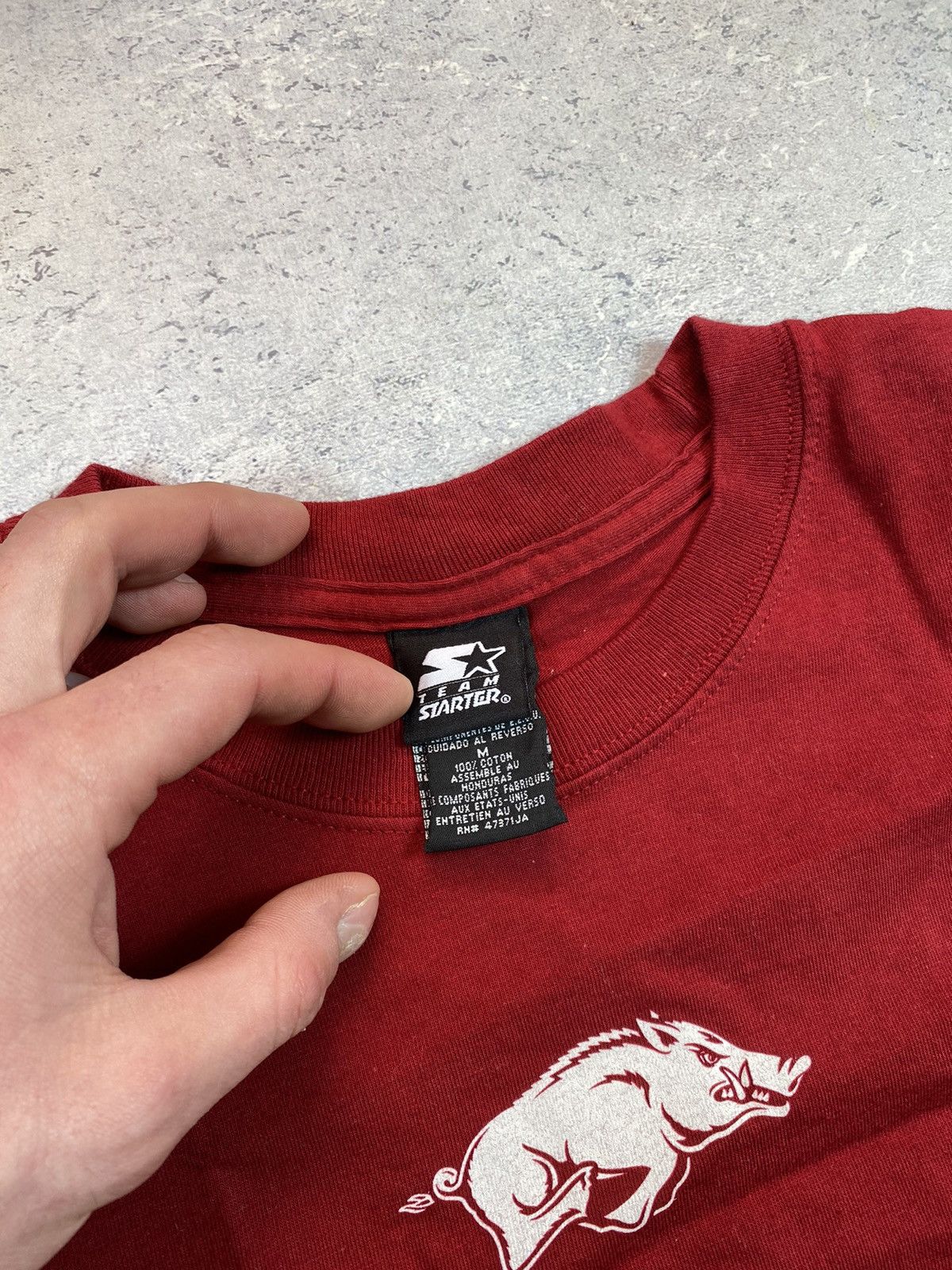 NFL × Vintage Vintage Arkansas Razorbacks Men’s T-shirt Size Medium Size US M / EU 48-50 / 2 - 10 Thumbnail
