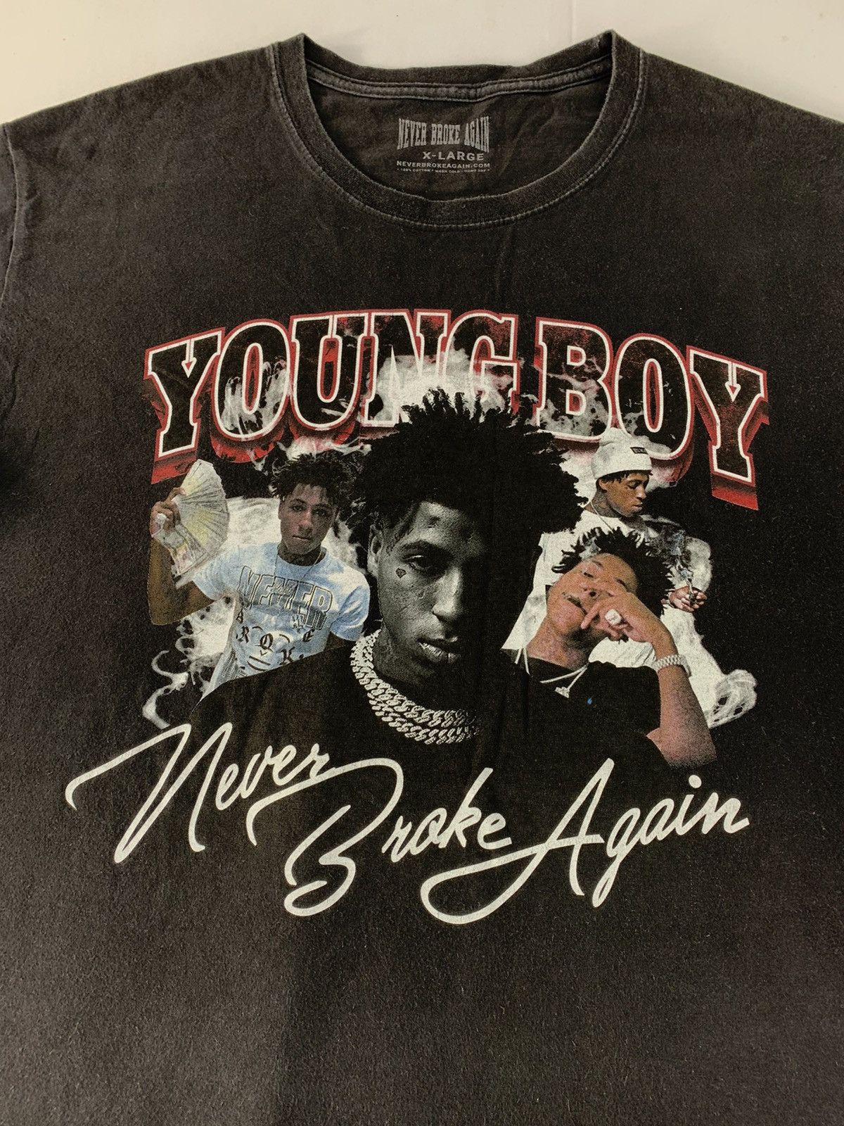 Rap Tees Young Boy Never Broke Again American Rapper Hiphop Tee Size US XL / EU 56 / 4 - 3 Thumbnail
