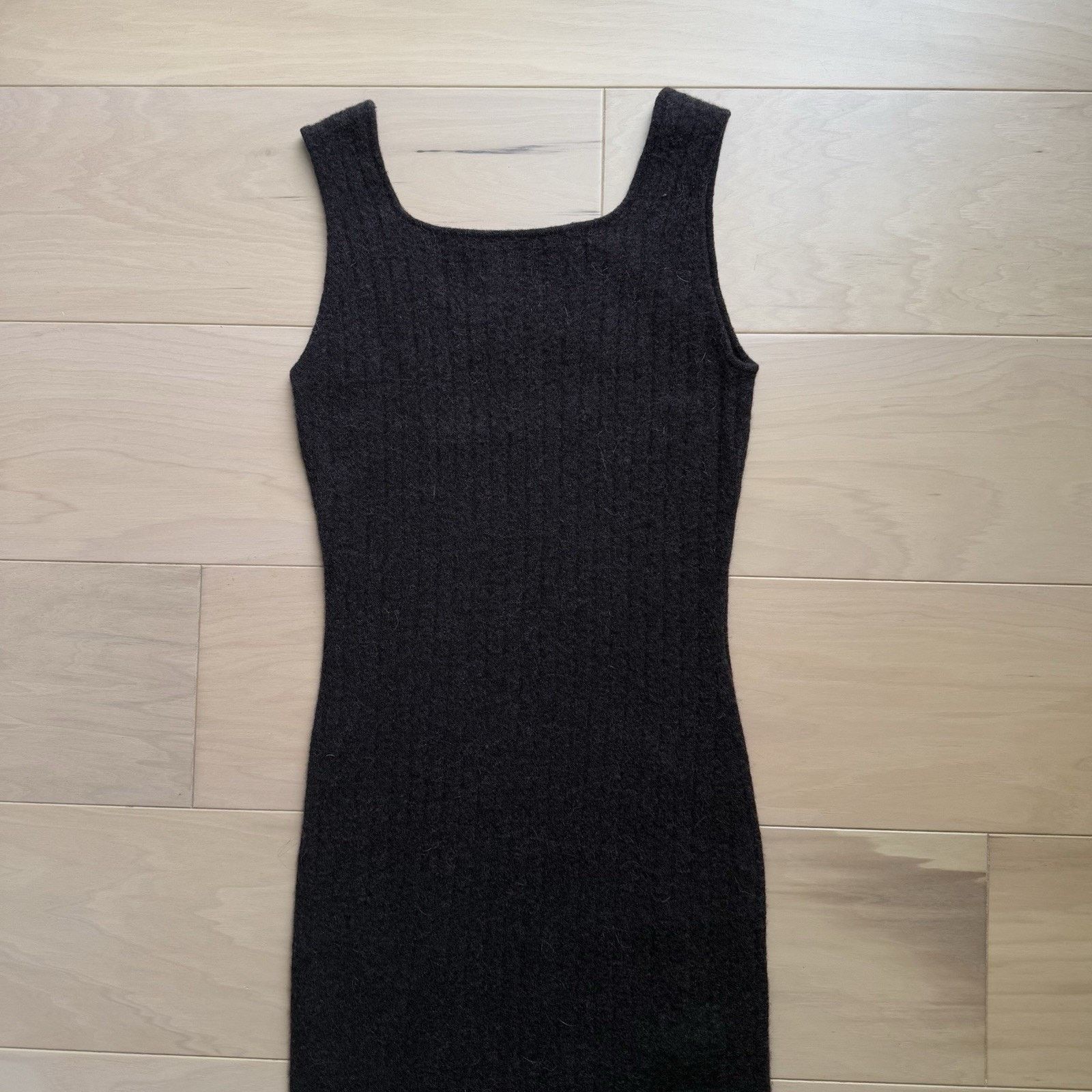 Allsaints × Designer All Saints Midi Wool Dress Women's Medium Brown Casual Glam Size M / US 6-8 / IT 42-44 - 7 Thumbnail