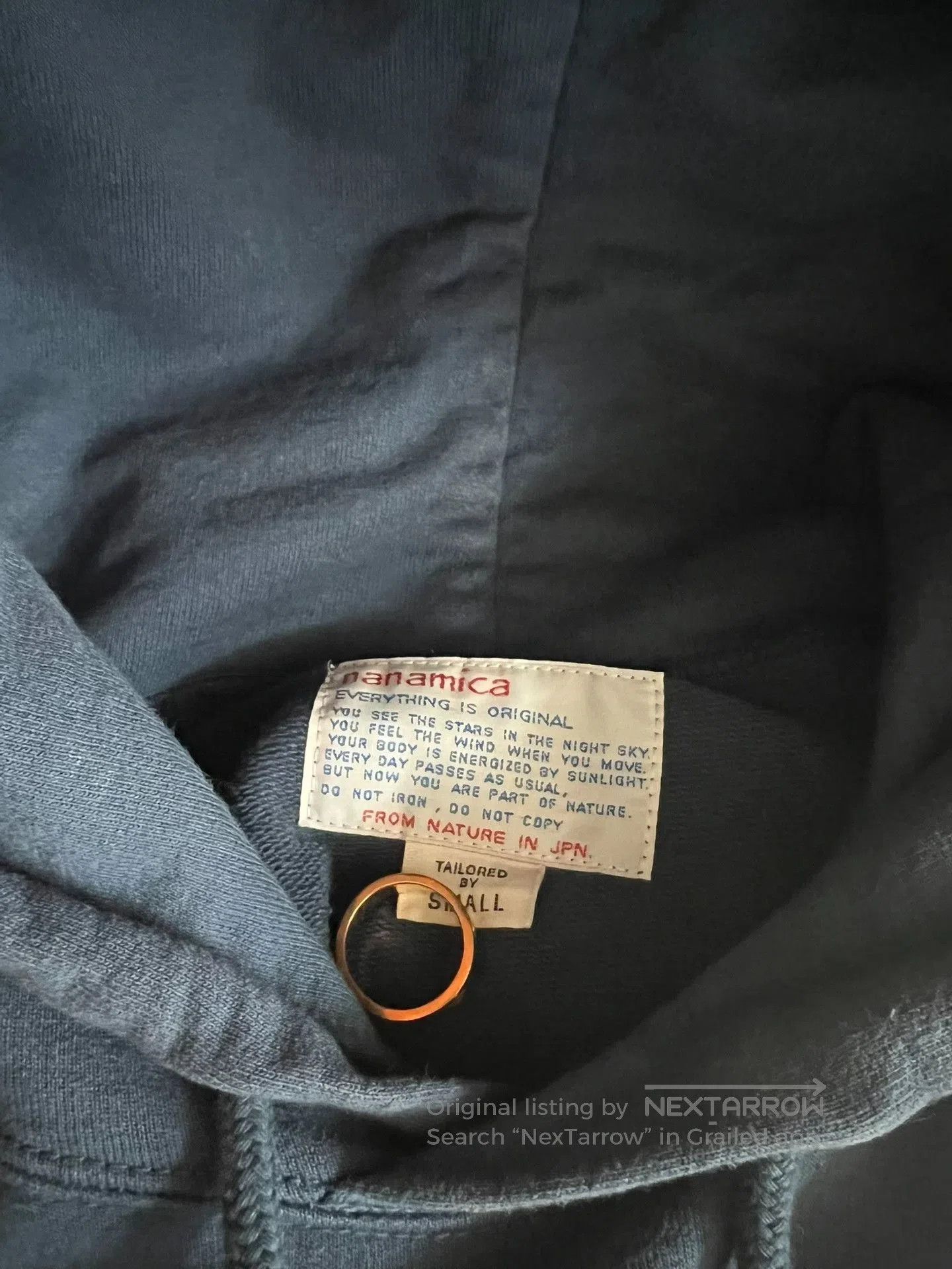 Nanamica nanamica Indigo Dyed Hoodie. Size US S / EU 44-46 / 1 - 8 Thumbnail