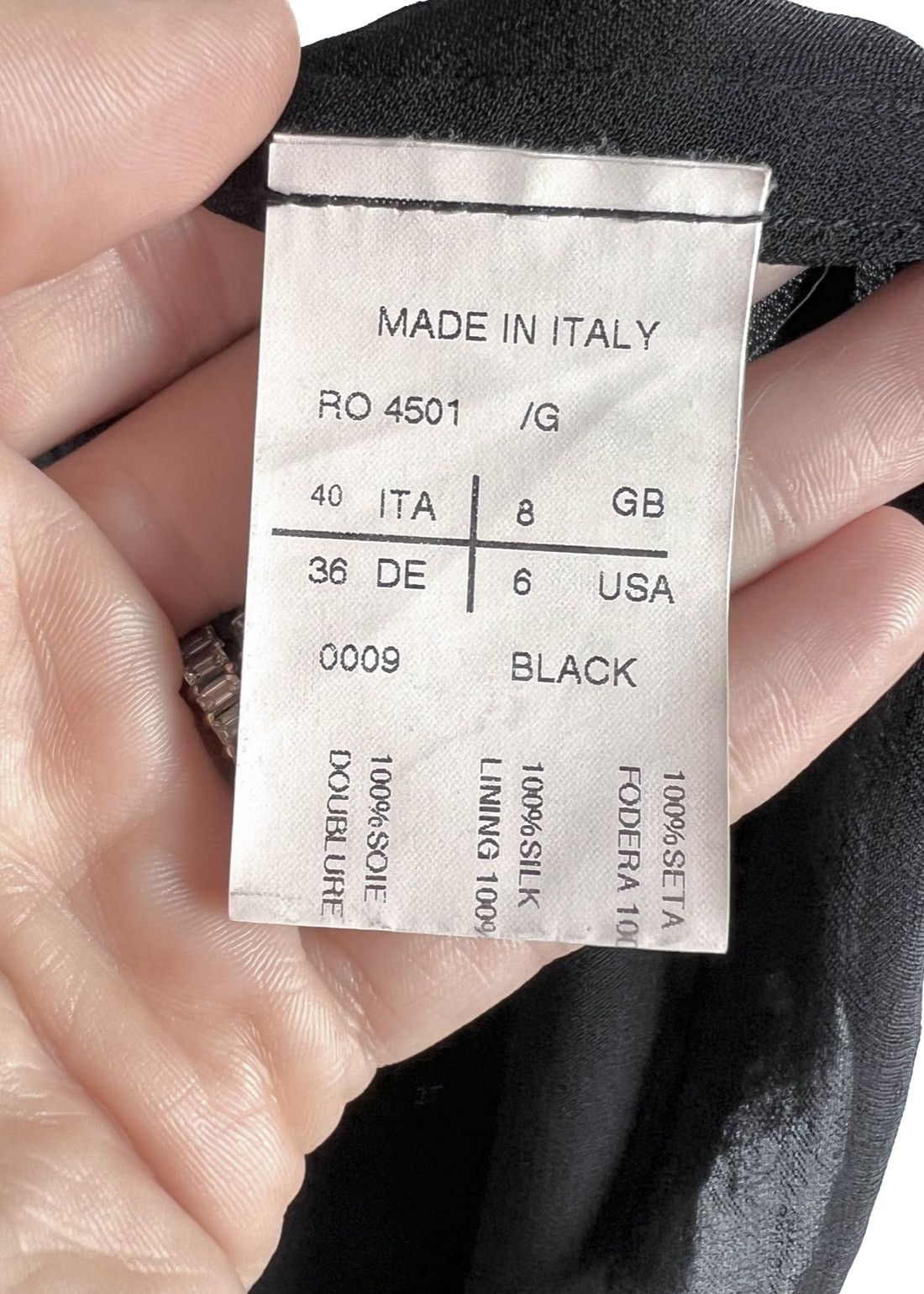 Rick Owens Rick Owens 2009 Crust Black Silk Dress Size S / US 4 / IT 40 - 10 Thumbnail