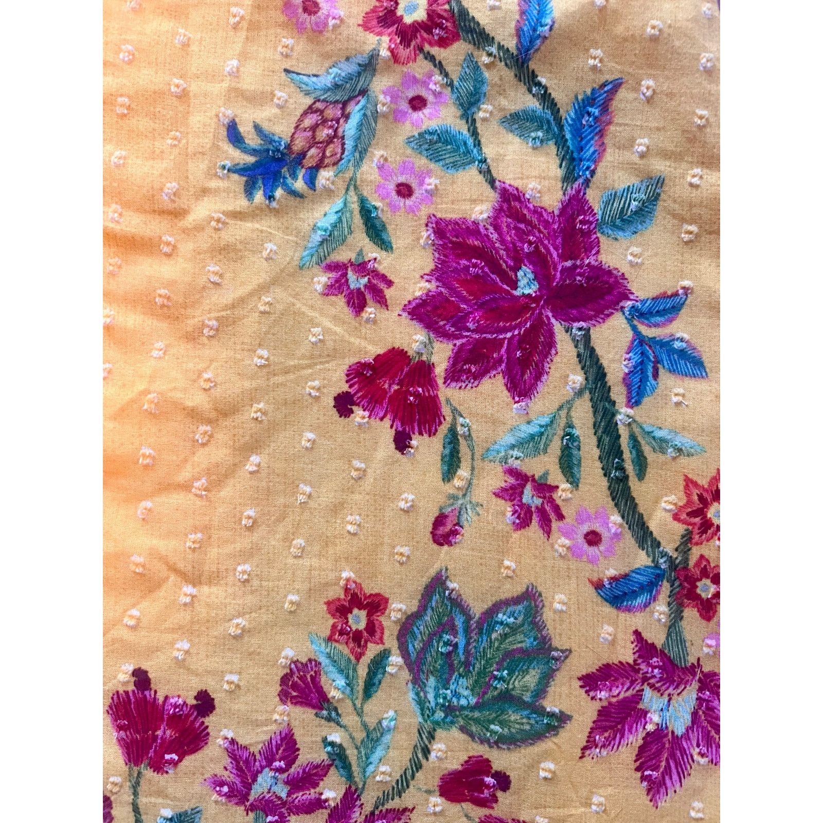 Farm Rio Flower Dream One Shoulder Blouse Size S / US 4 / IT 40 - 5 Thumbnail