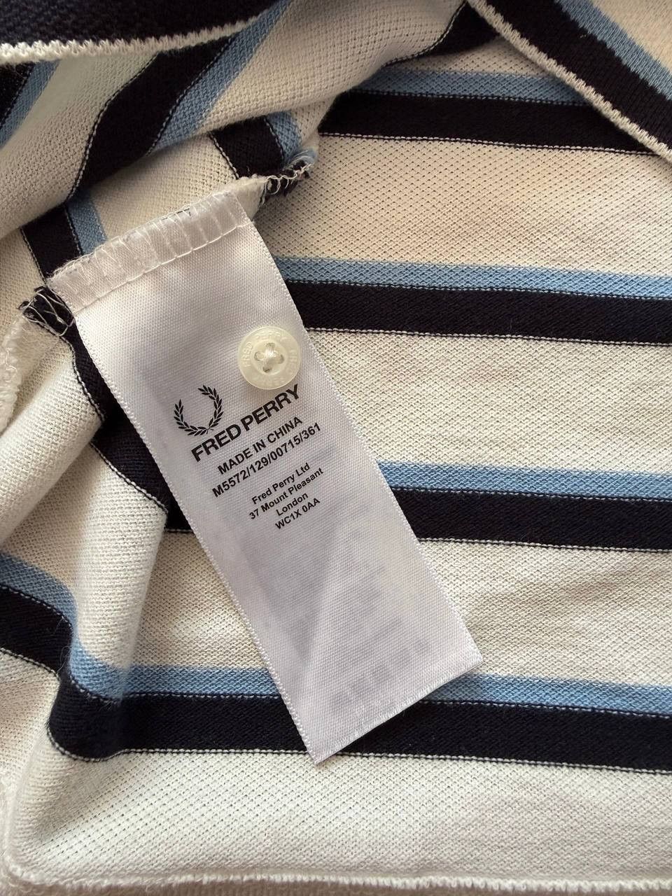 Fred Perry Vintage Fred Perry Striped Polo Shirt Size US L / EU 52-54 / 3 - 6 Thumbnail